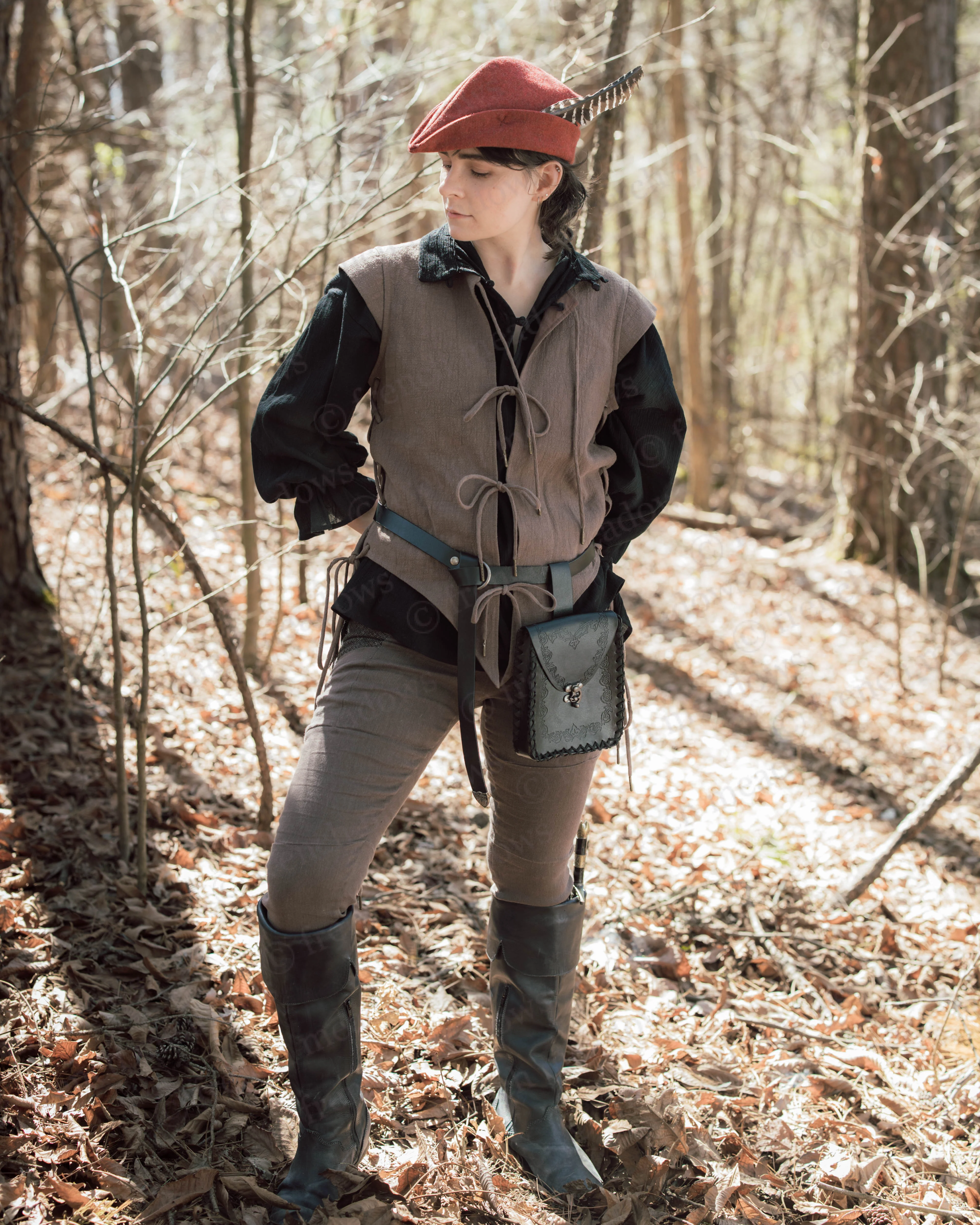 Brown Bard Vest - Image 7