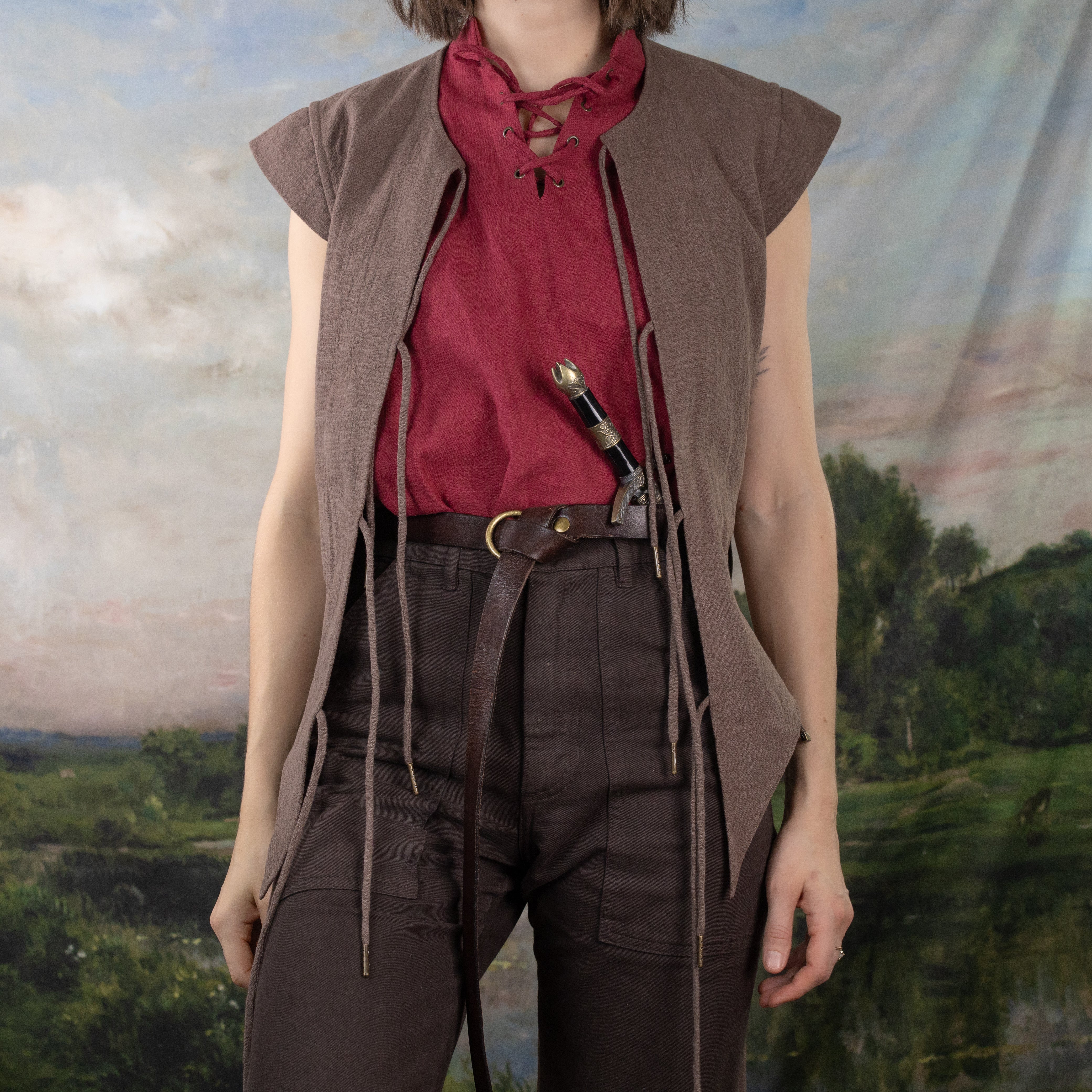 Brown Bard Vest - Image 8