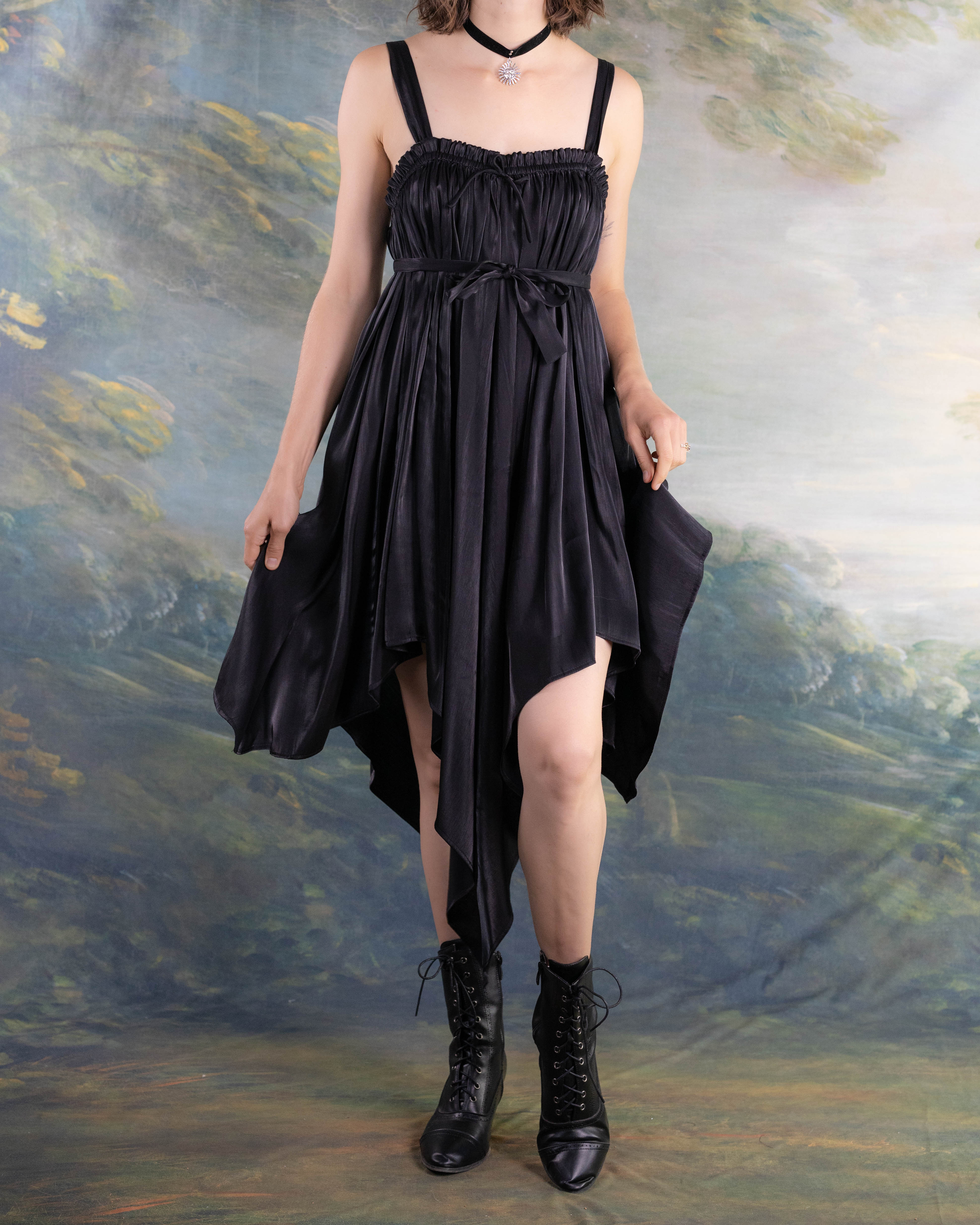 Black Flutter Fairy Dress - Image 2