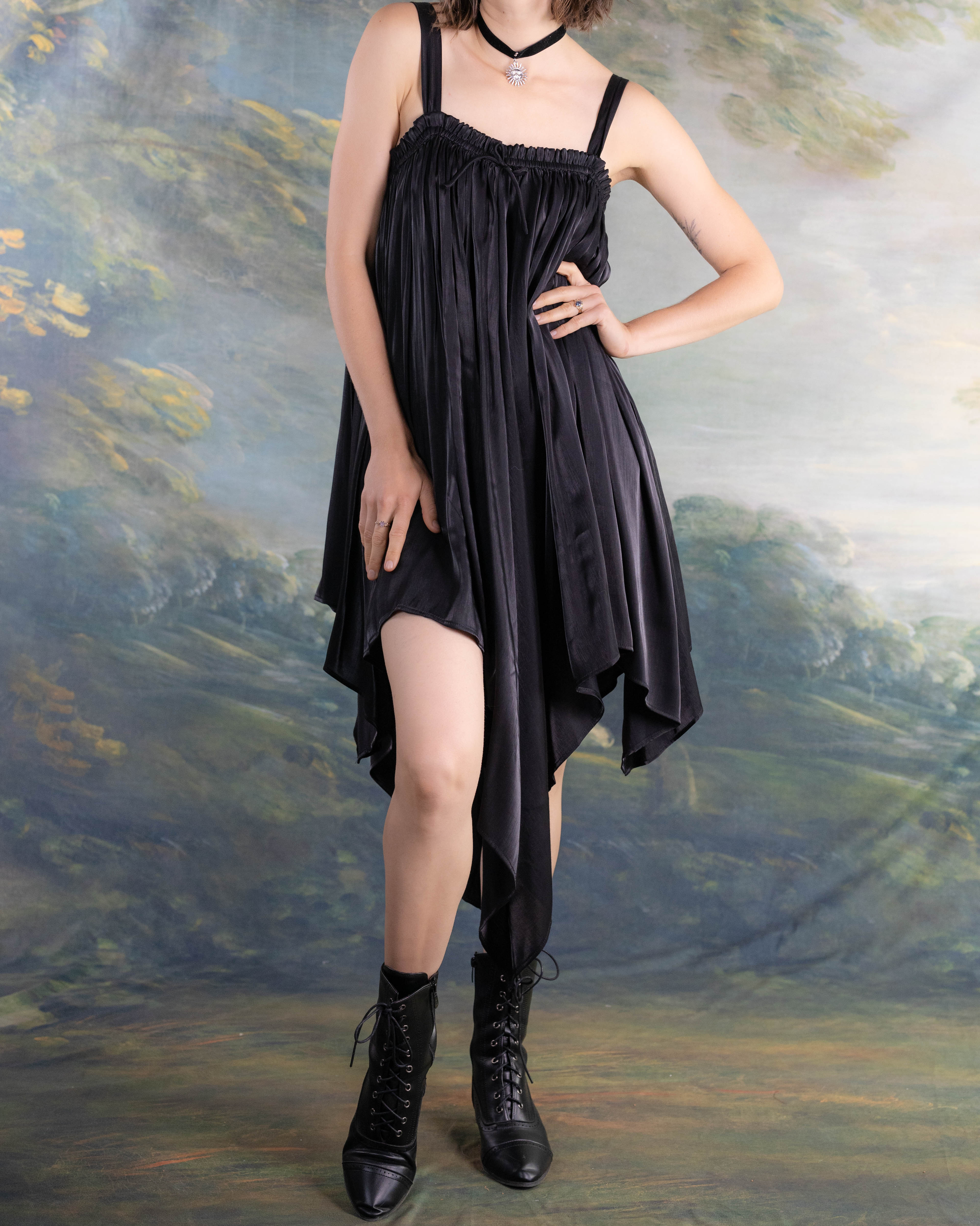 Black Flutter Fairy Dress - Image 3
