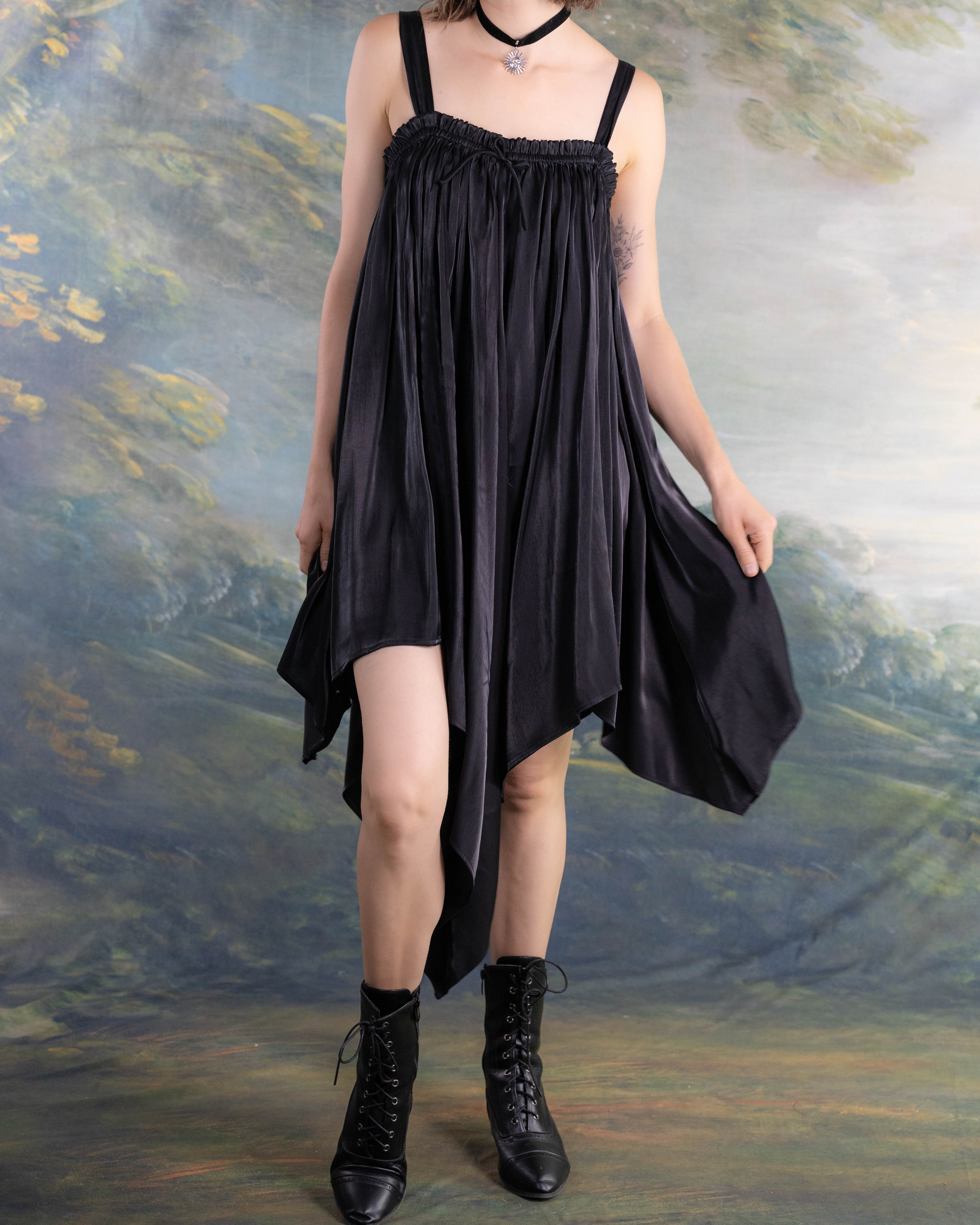 Black Flutter Fairy Dress - Image 5