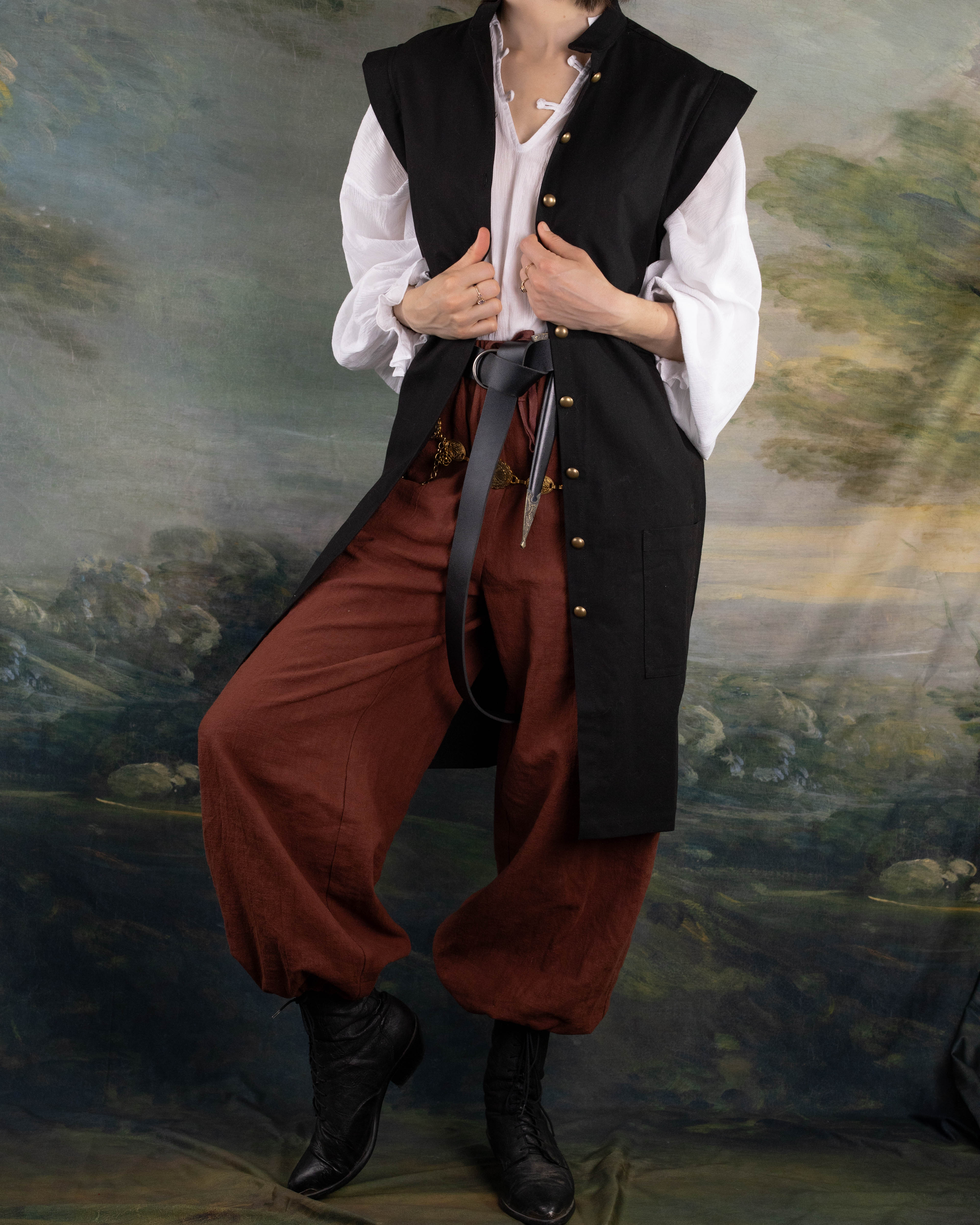 Black Pirate Vest - Image 11