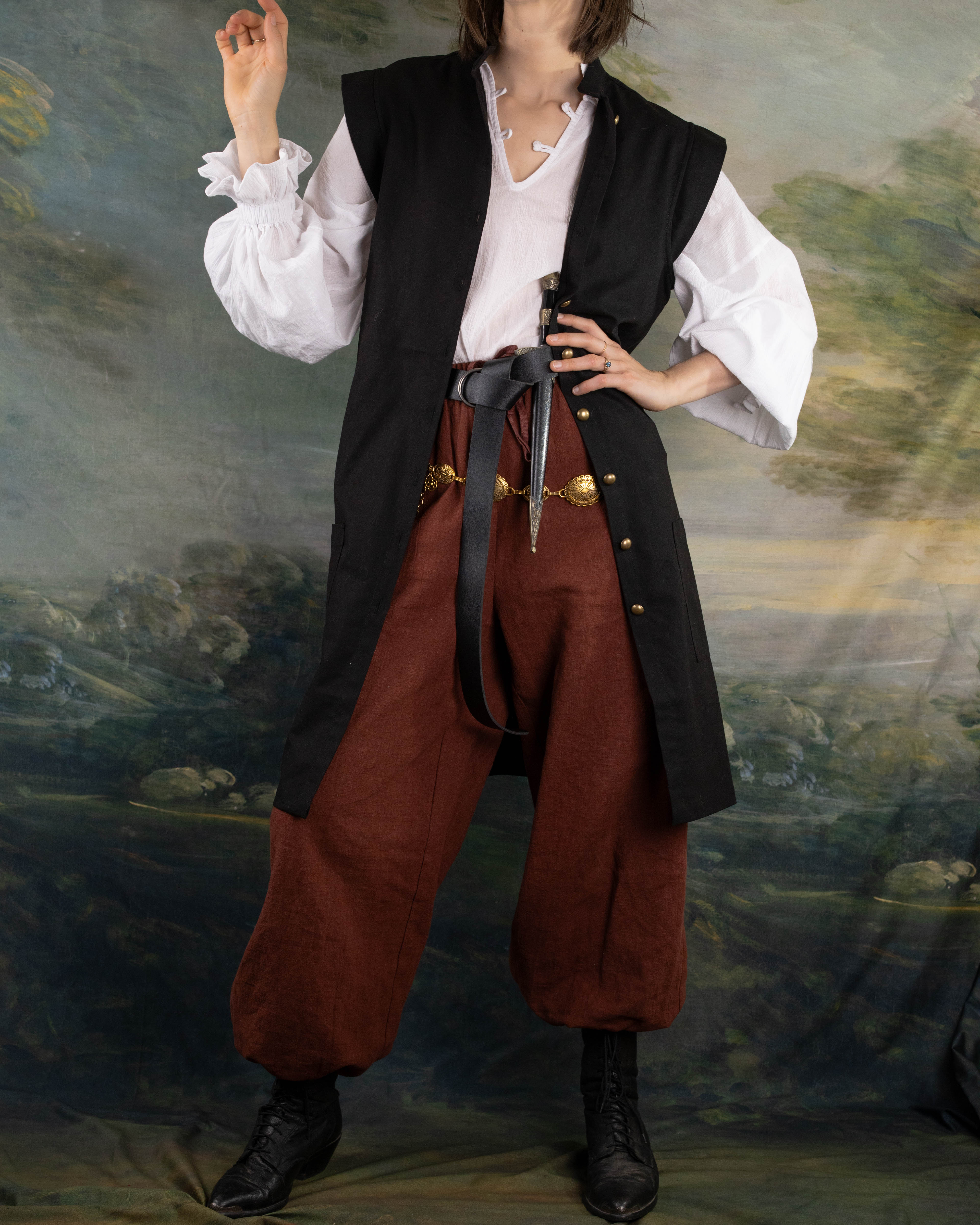 Black Pirate Vest - Image 12