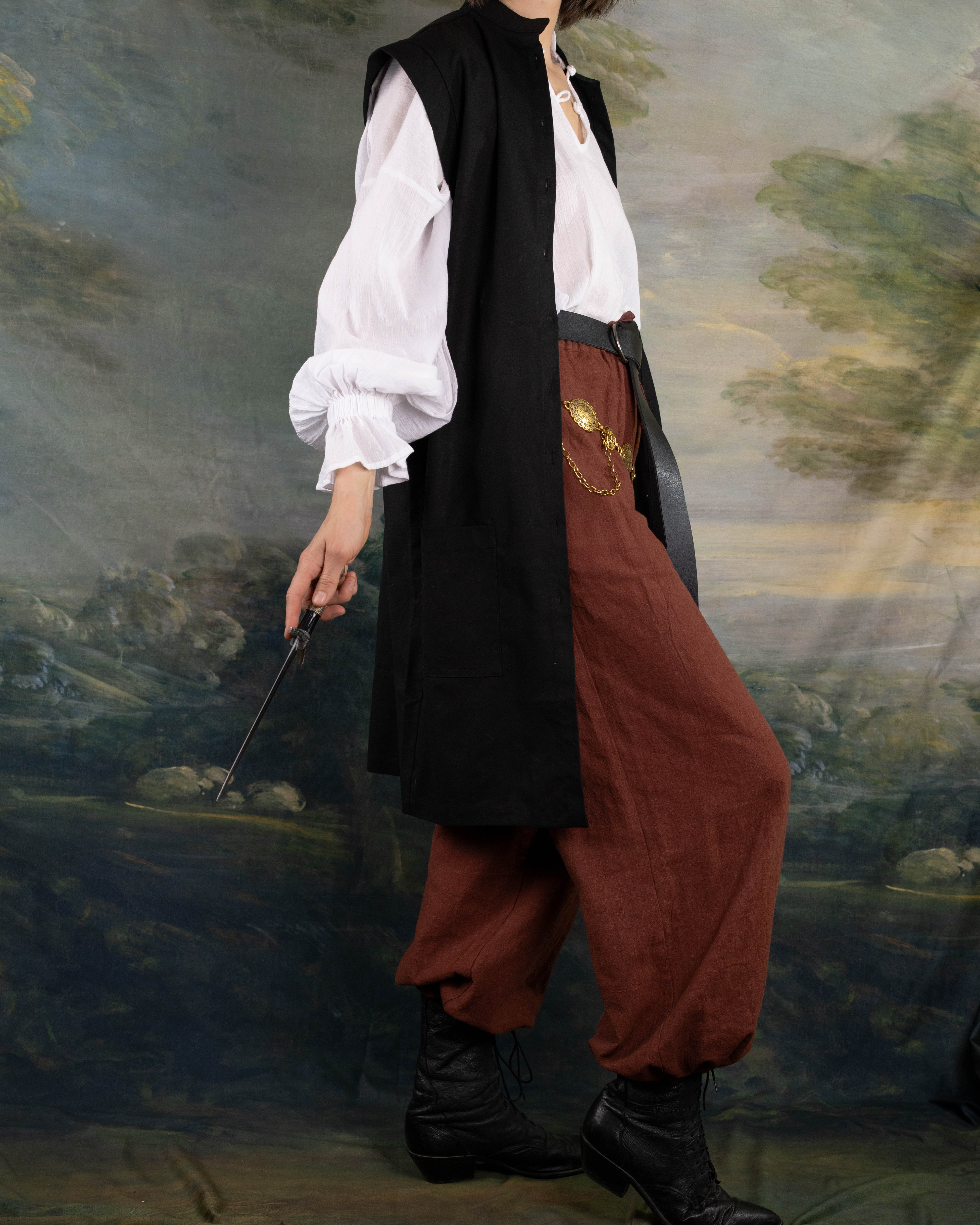 Black Pirate Vest - Image 13