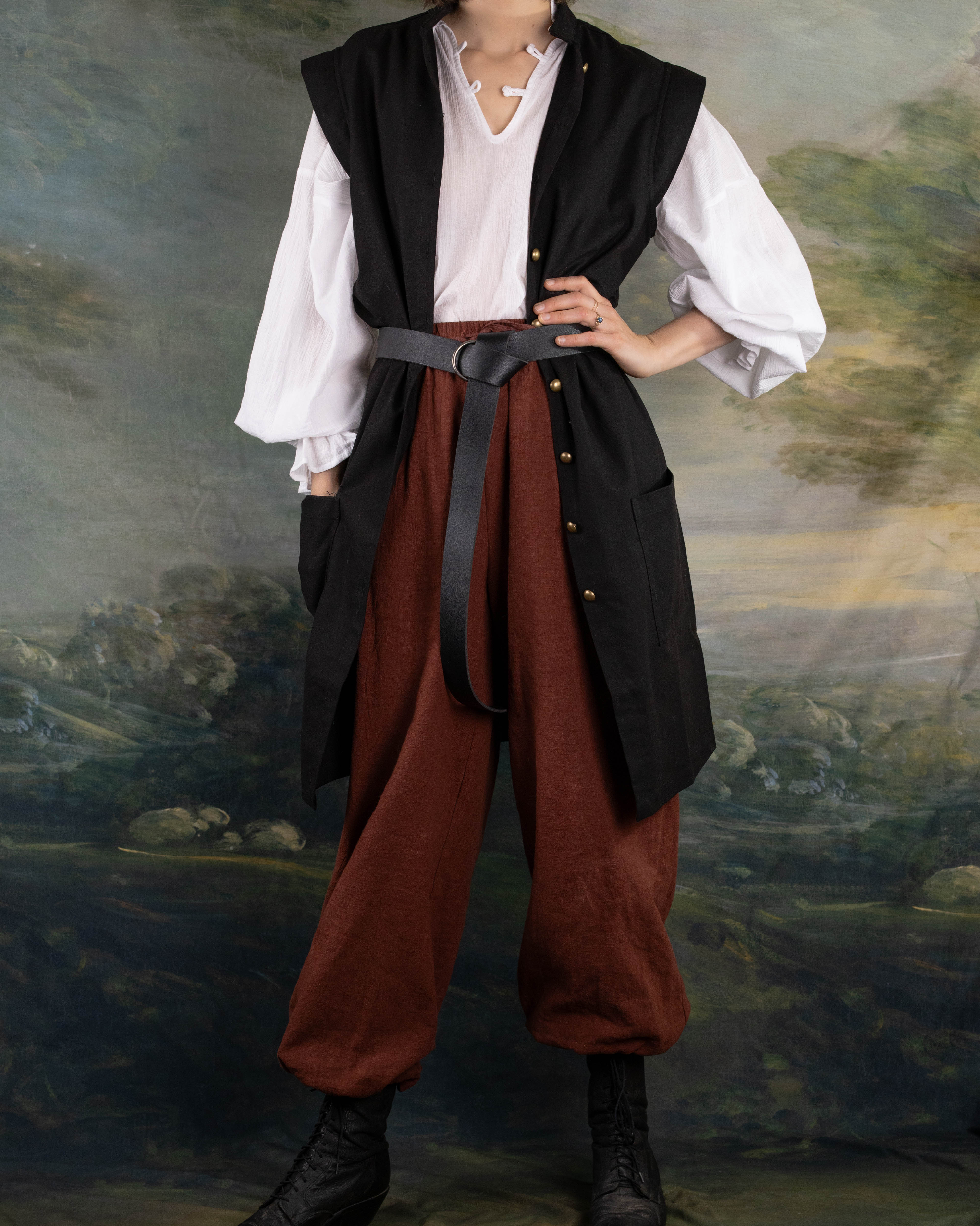 Black Pirate Vest - Image 5