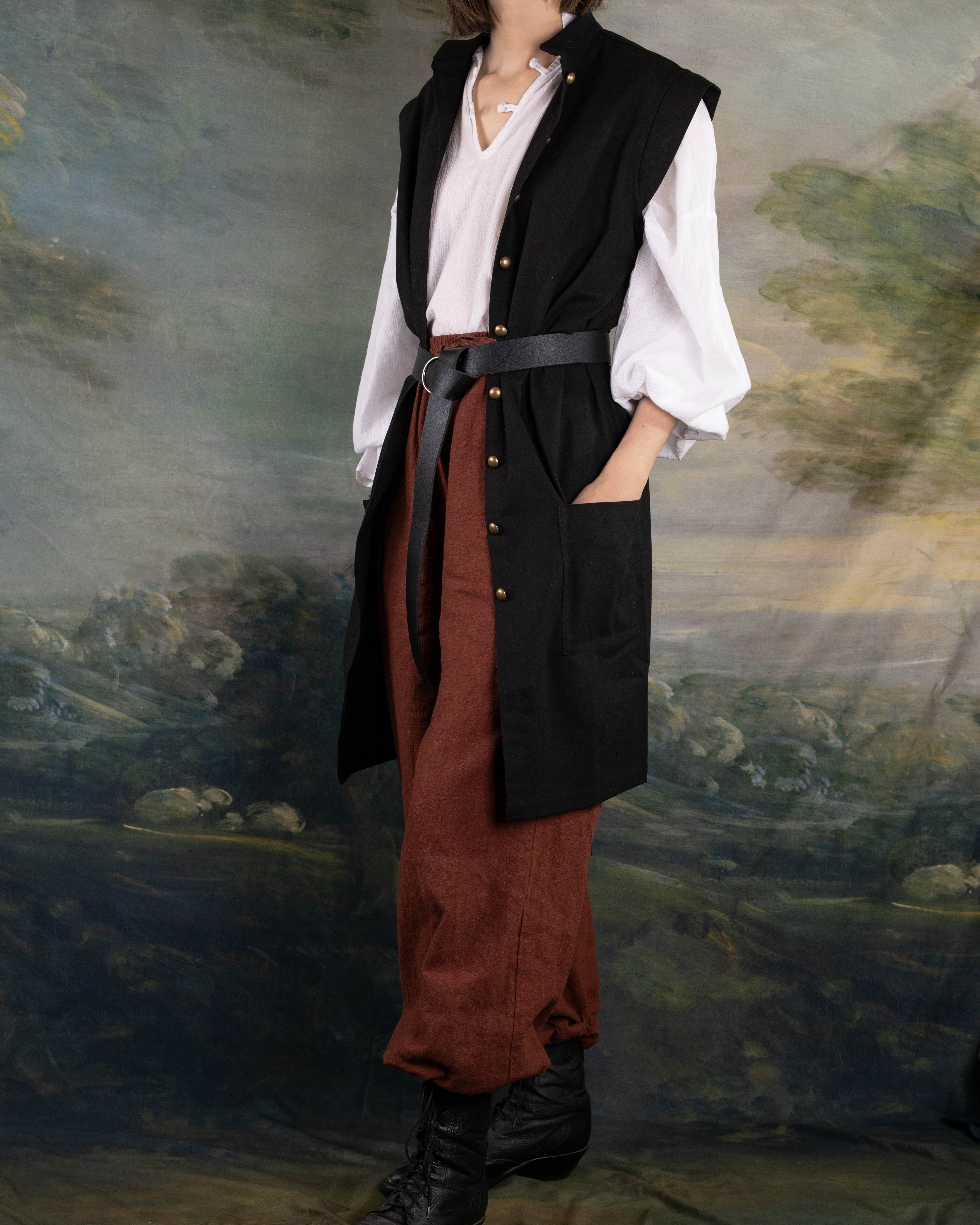 Black Pirate Vest - Image 8
