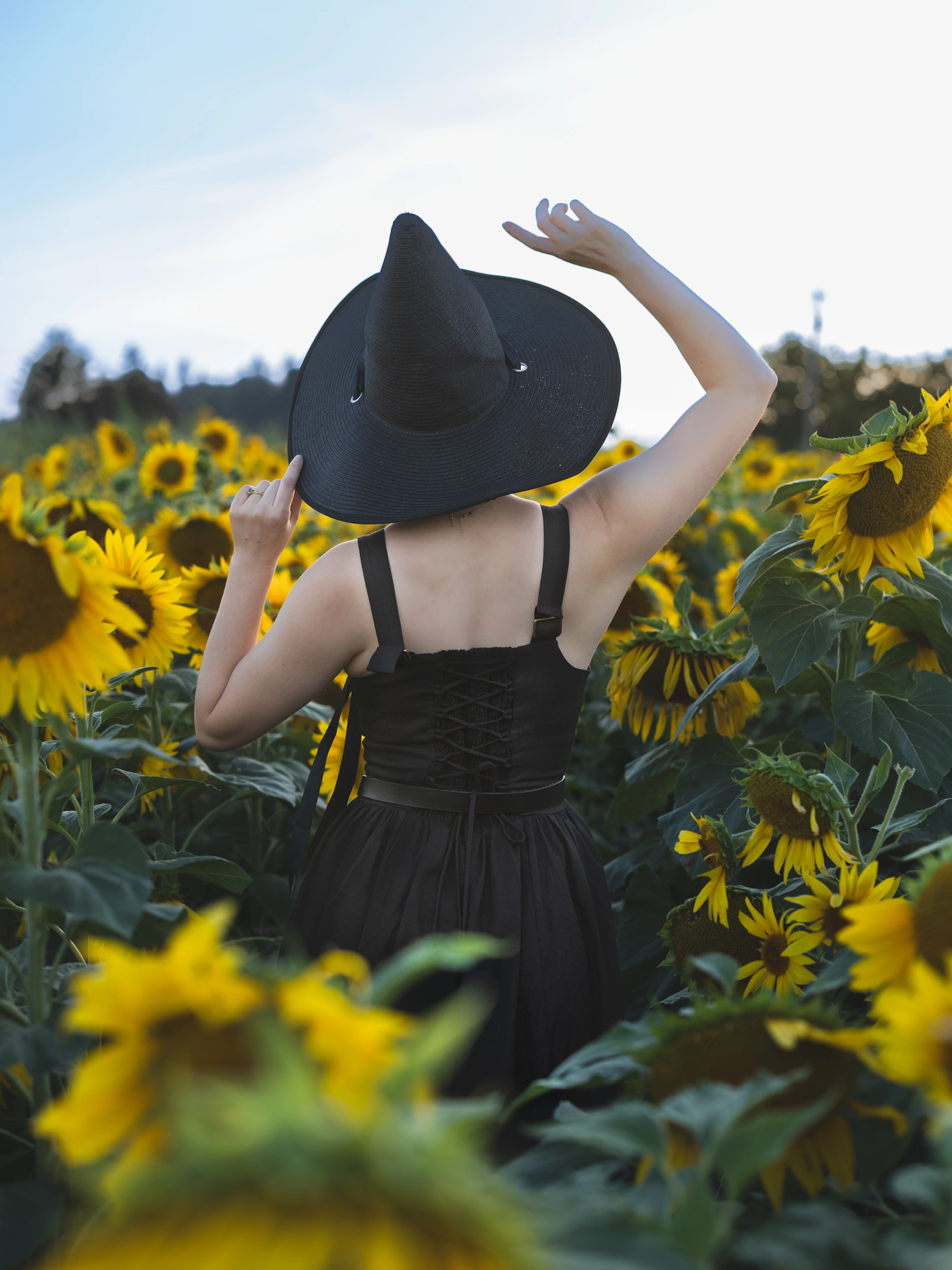 Black Ribbon Dirndl Dress - Image 9