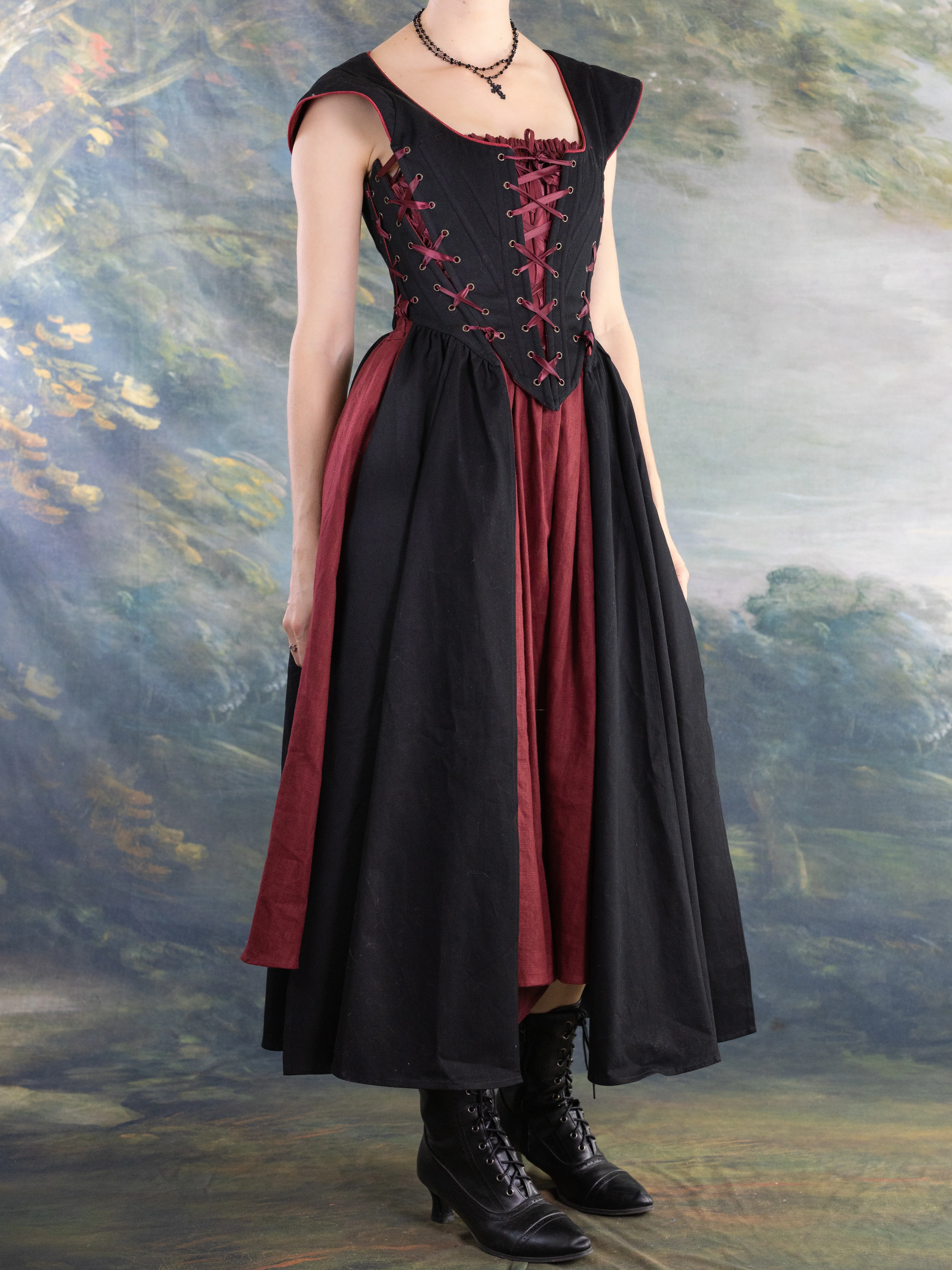Black Vampire Slayer Corset Dress - Image 10