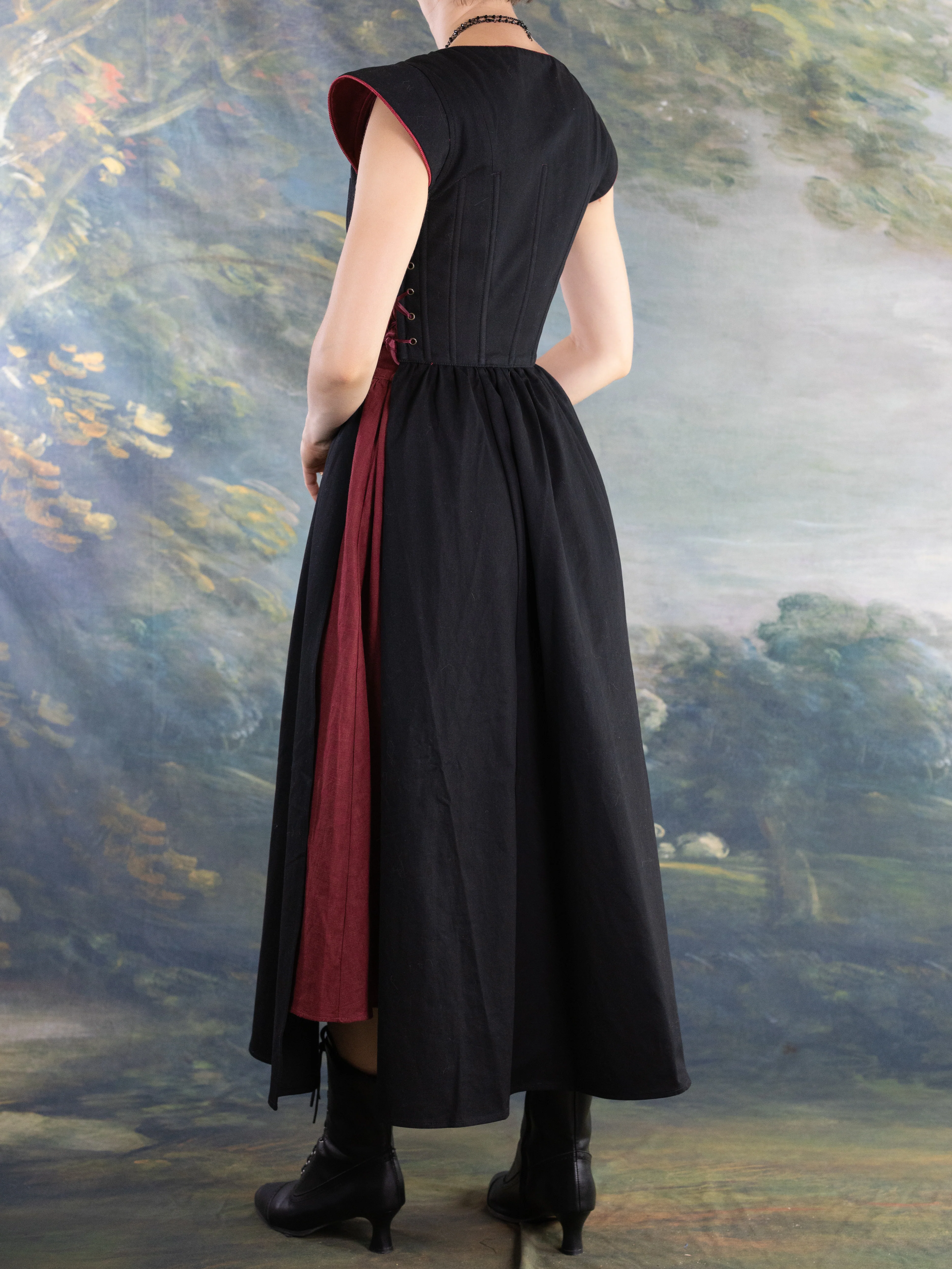 Black Vampire Slayer Corset Dress - Image 12