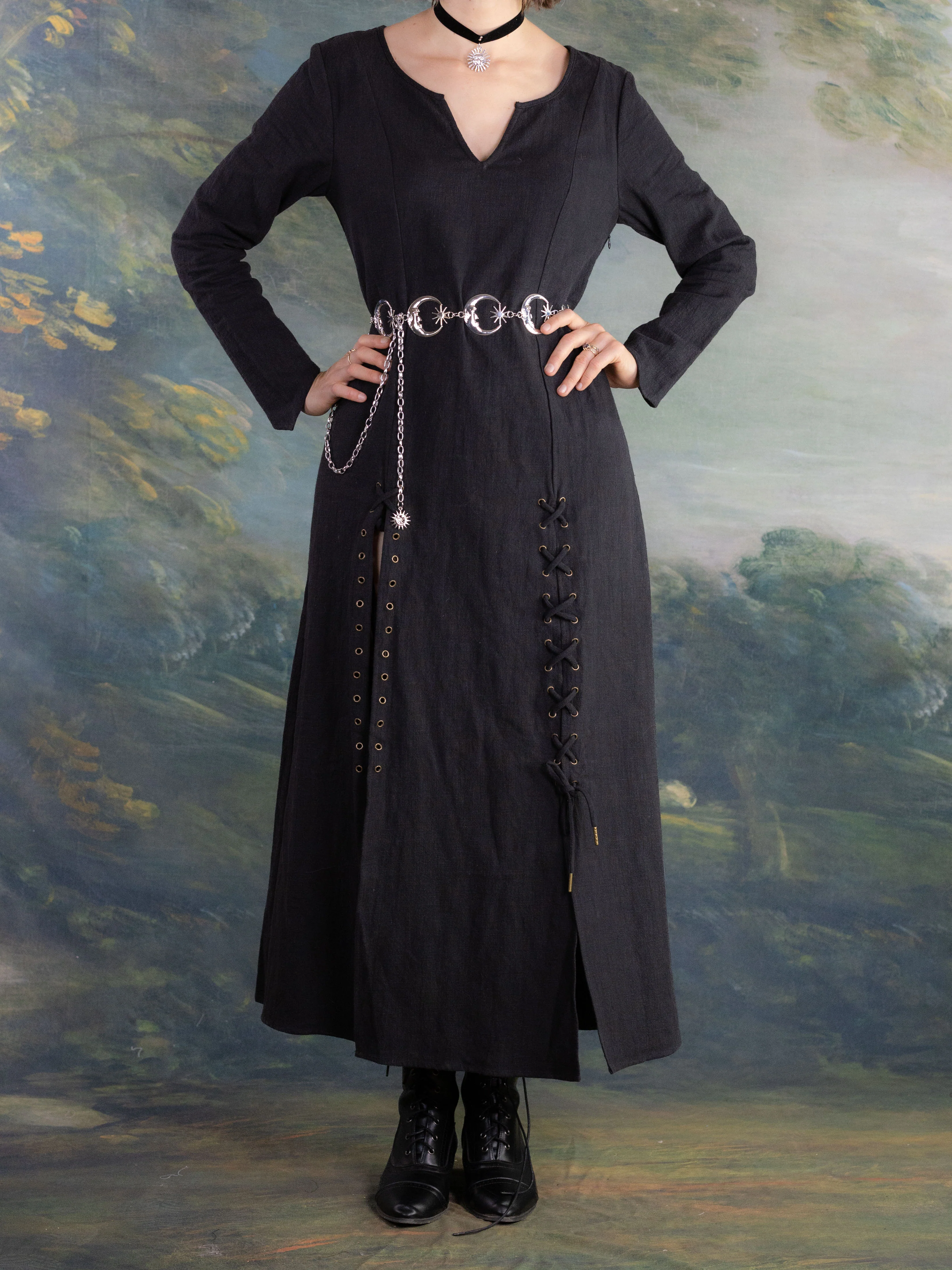 Black Viking Dress - Image 2