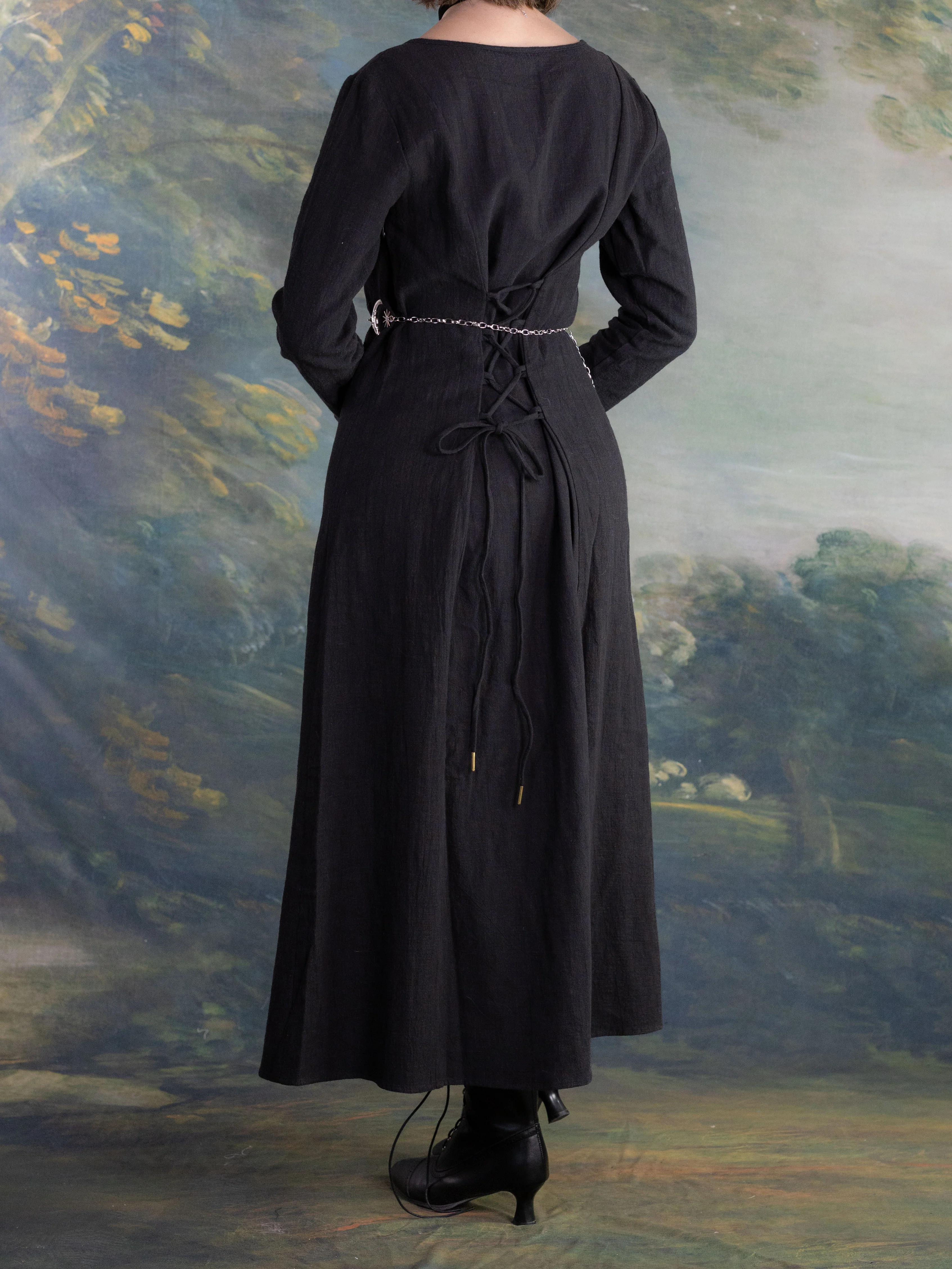 Black Viking Dress - Image 4