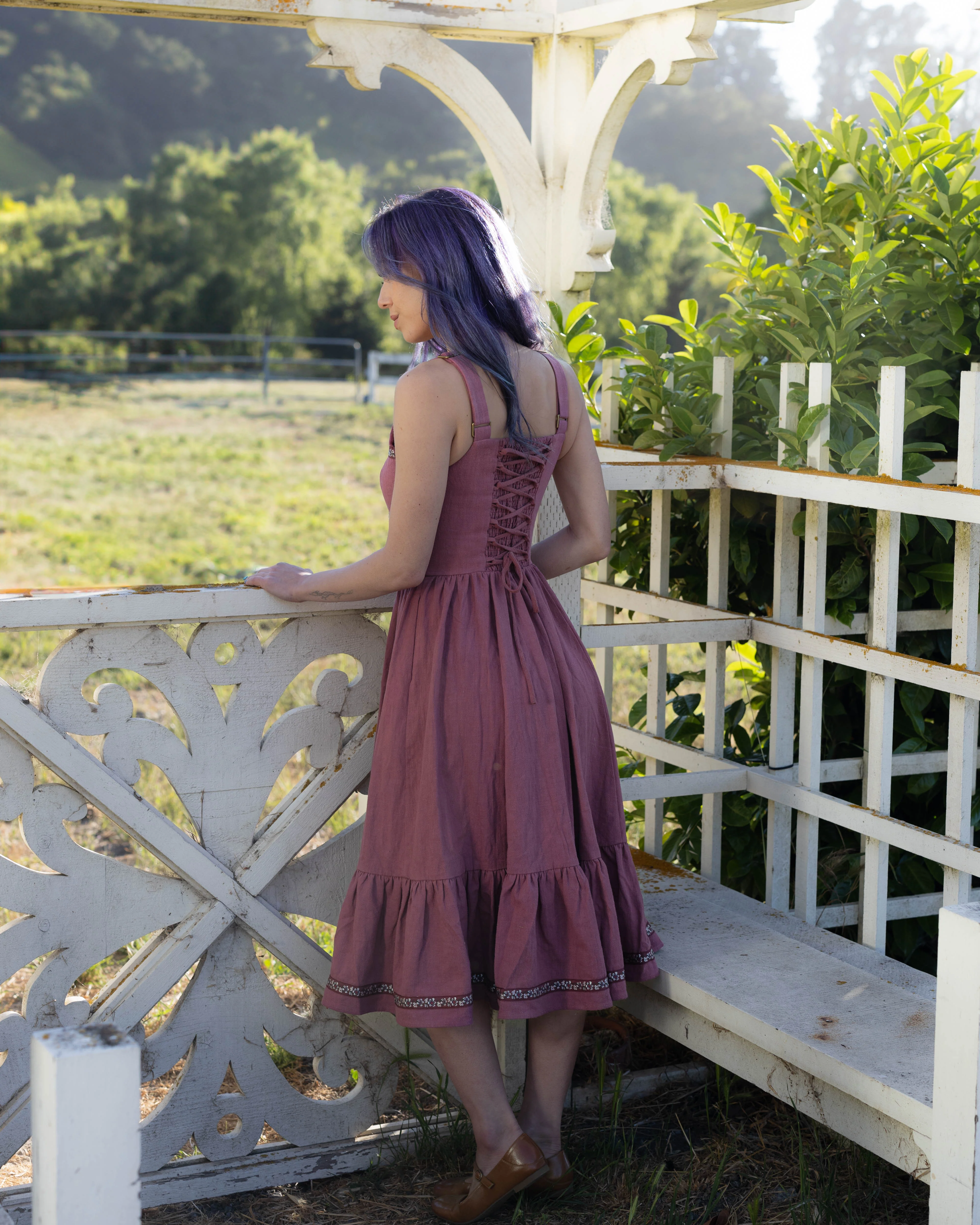 Blackberry Dirndl Dress - Image 9