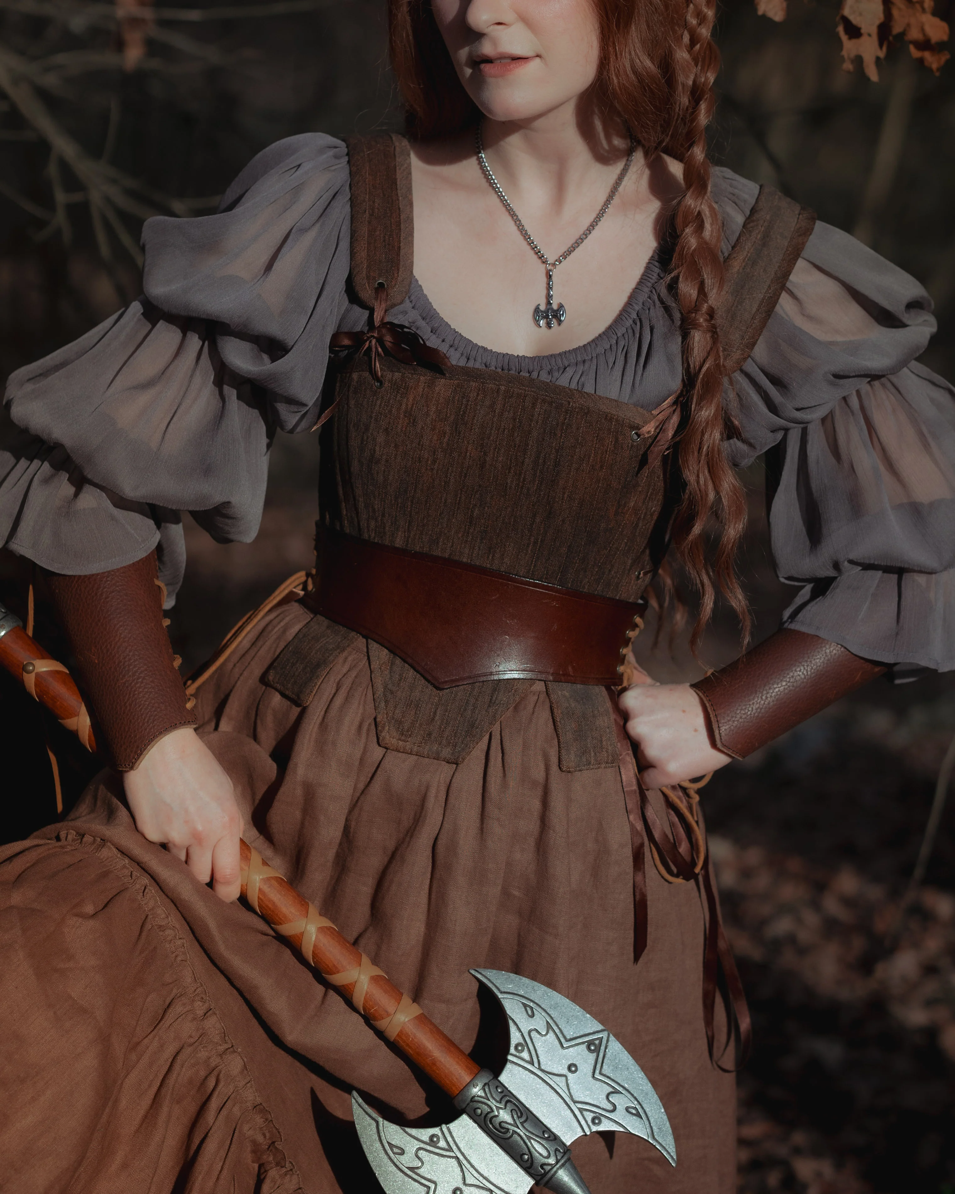 Brown Tabbed Tudor Stays - Image 15