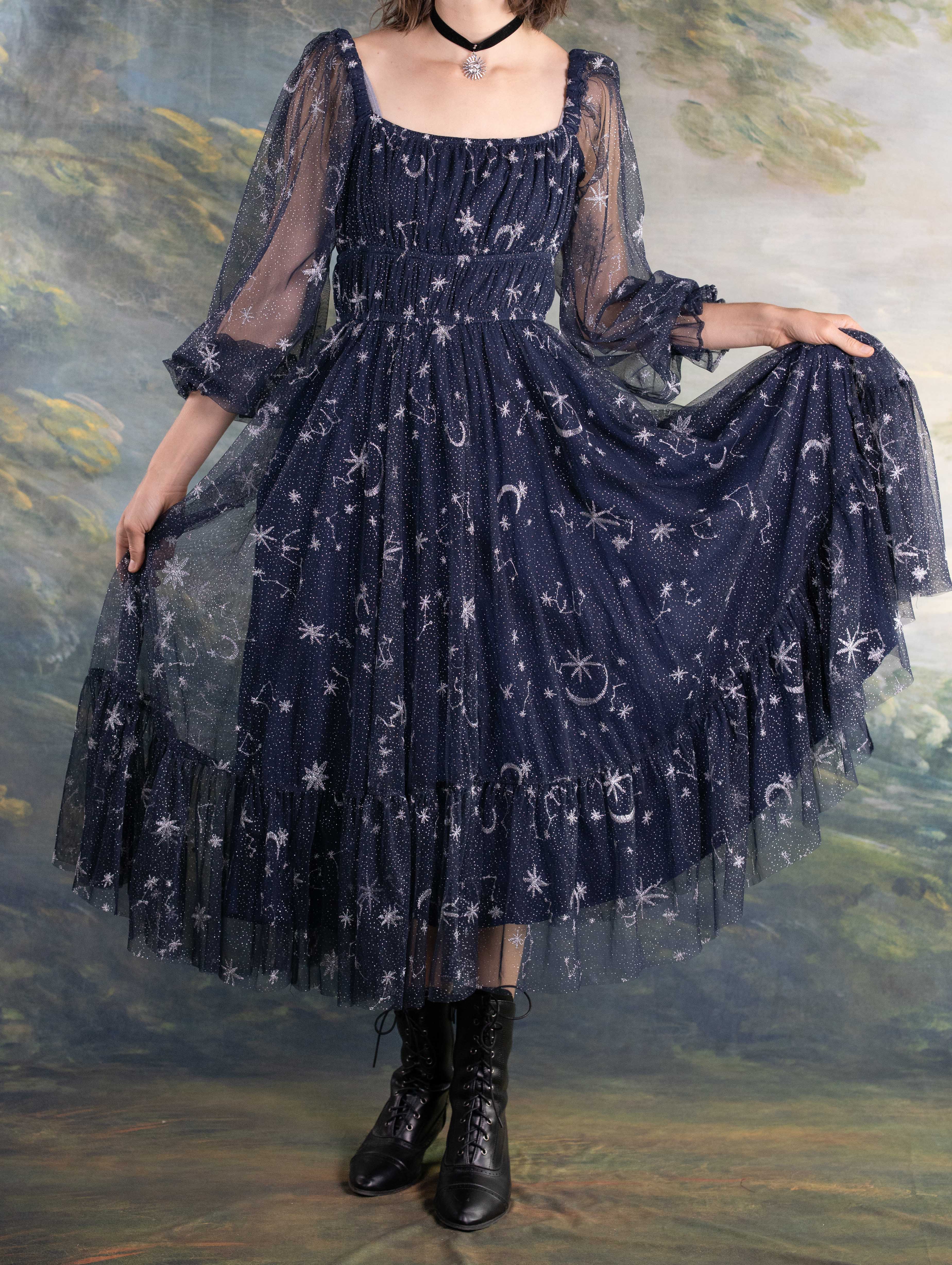 Celestial Tulle Dress - Image 4