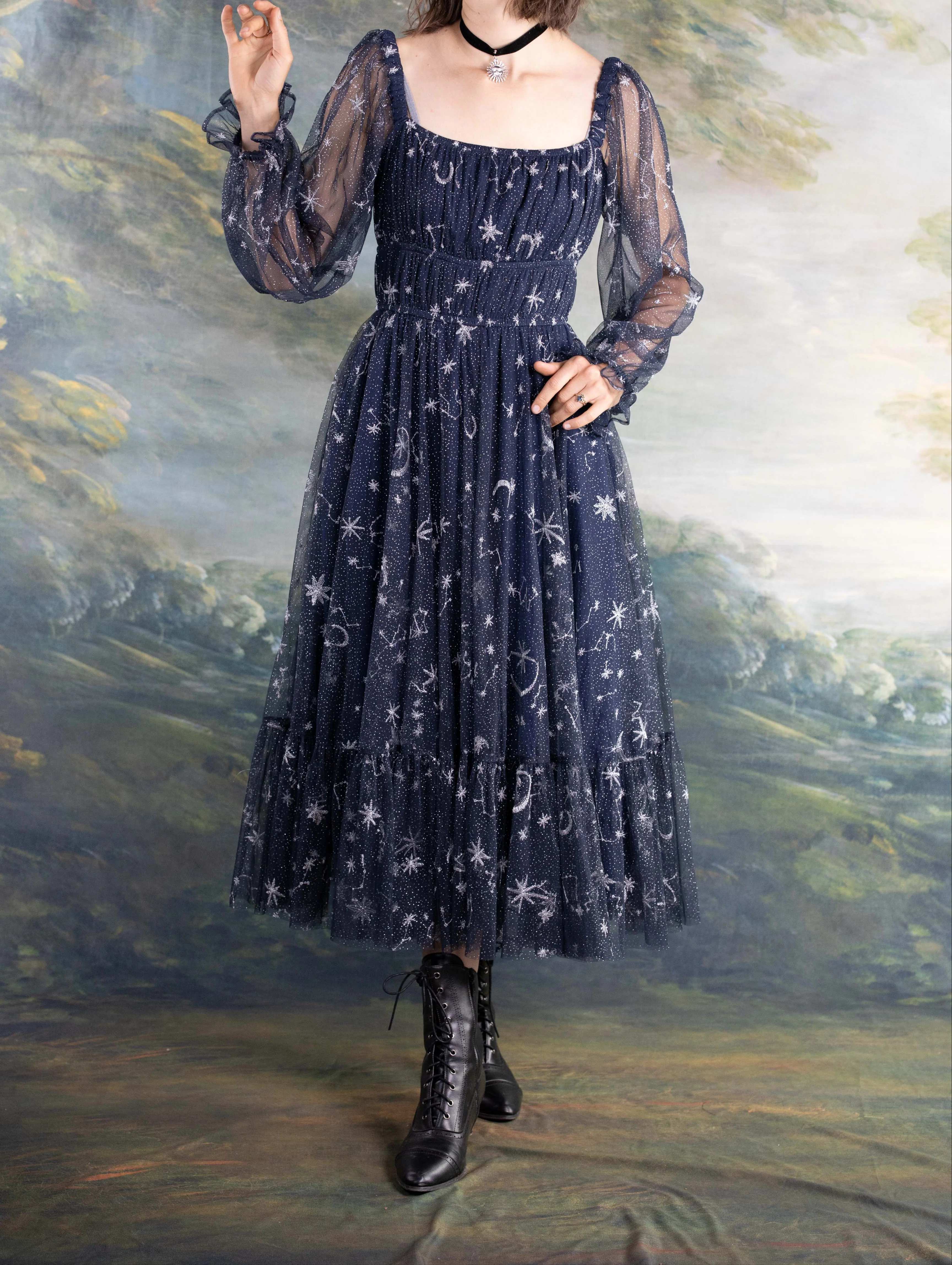 Celestial Tulle Dress - Image 8