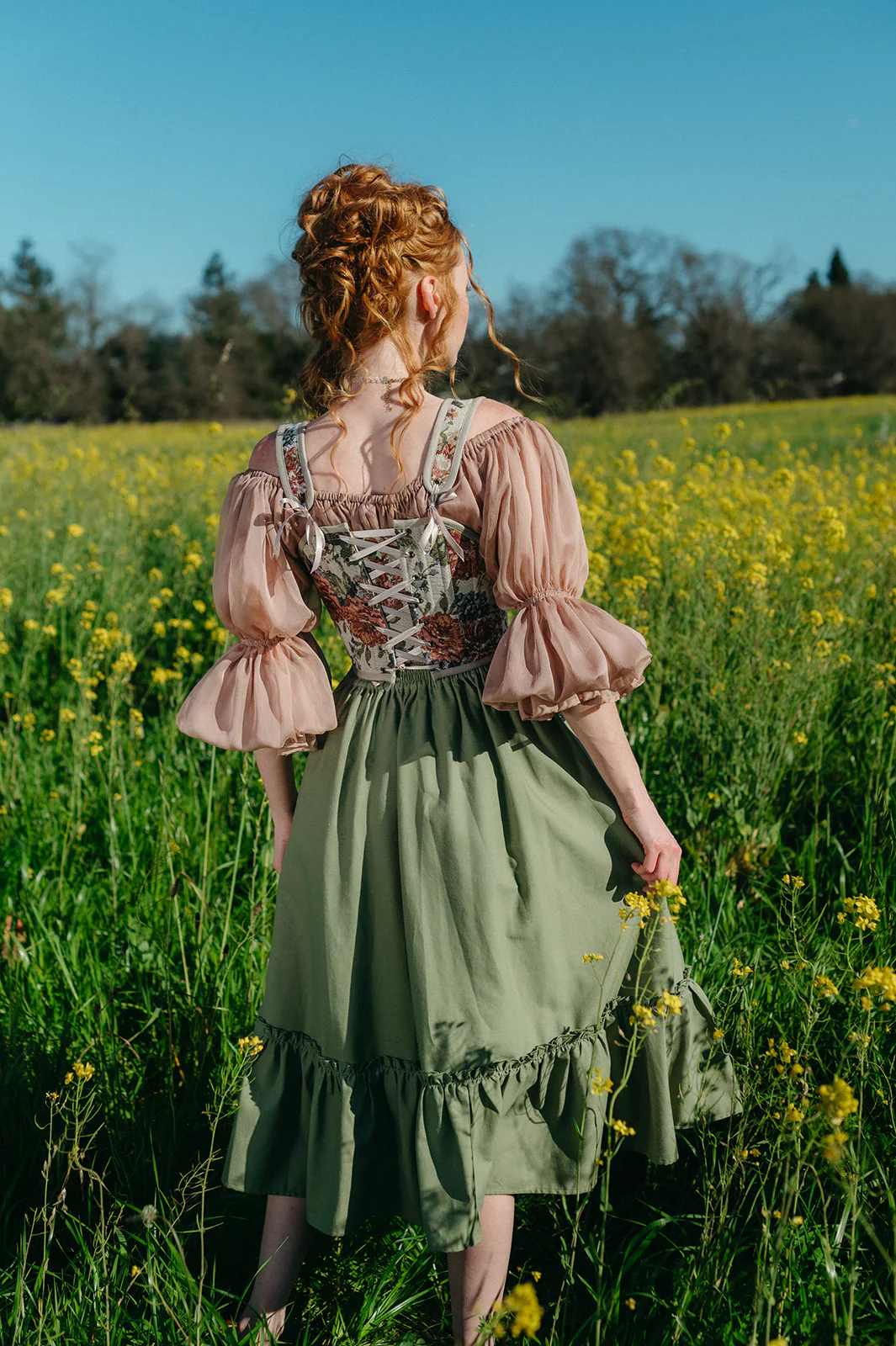 Floral Tapestry Corset - Image 16