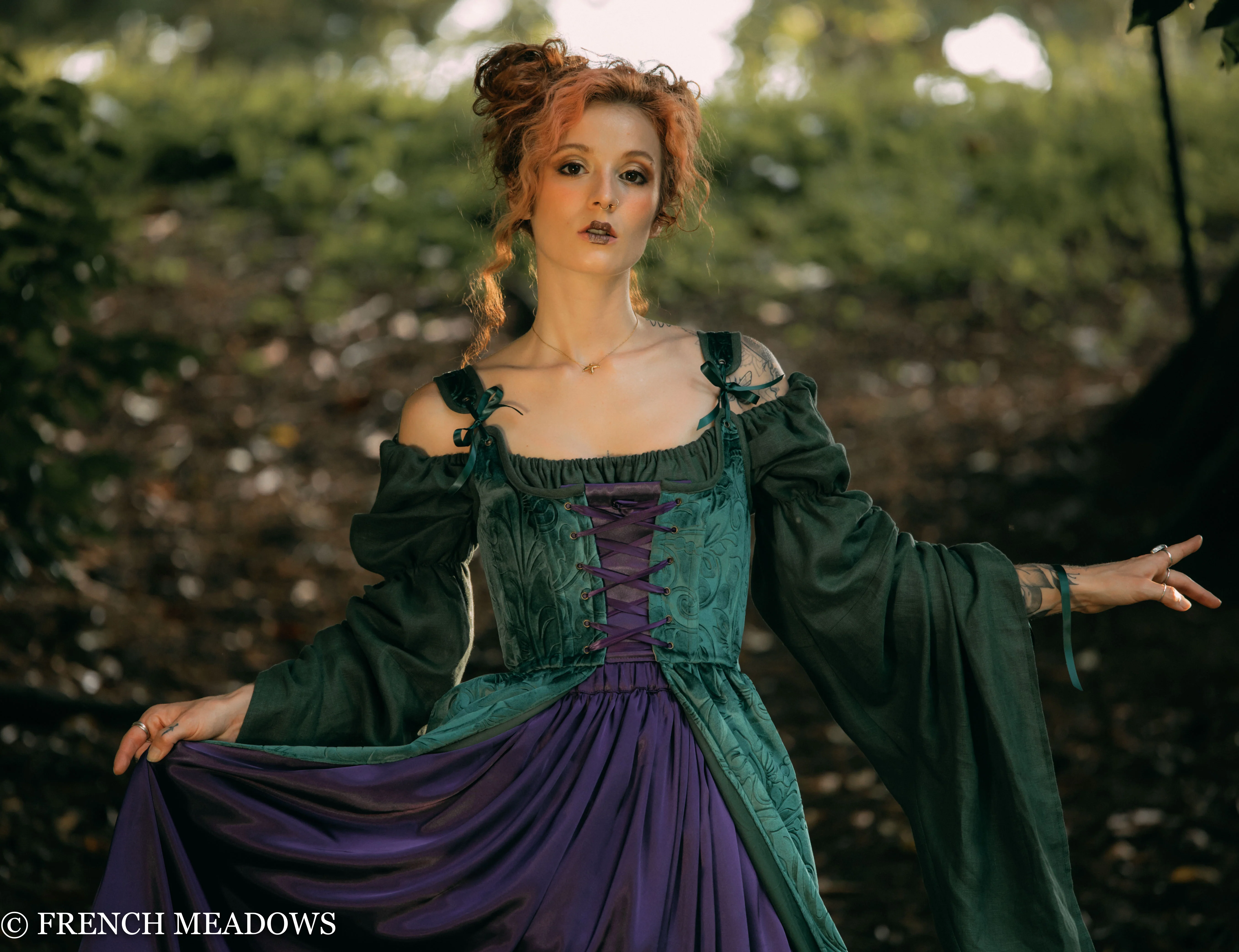 Handmade Winnifred Sanderson Costume Corset Dress - Image 6