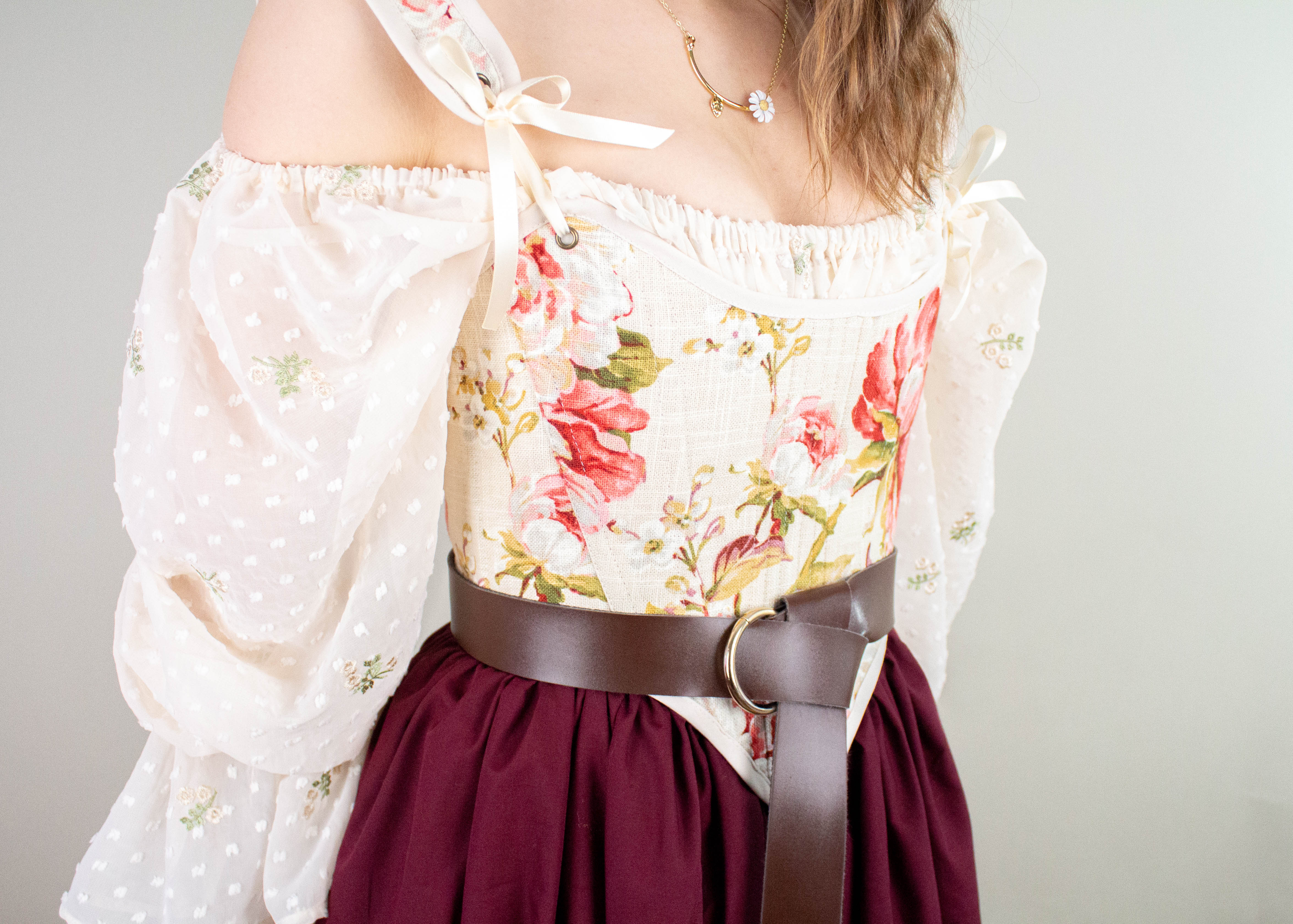 Handmade Covington Tea Rose Corset - Image 9