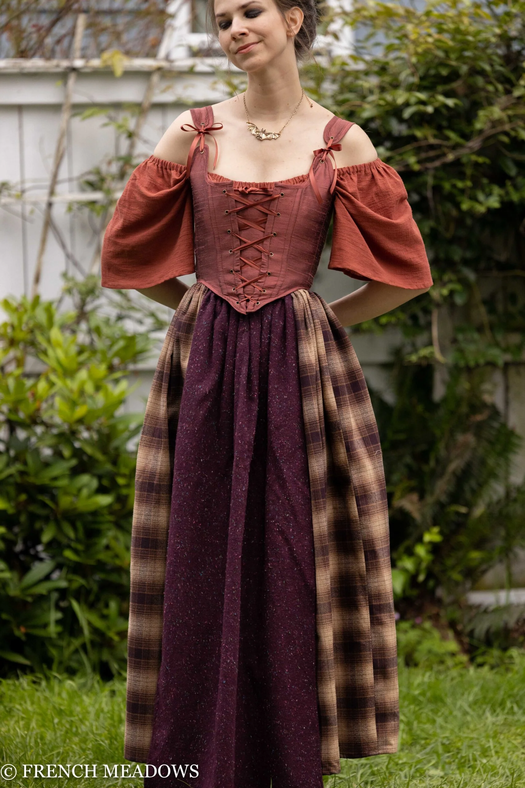 Handmade Mary Sanderson Silk Corset - Image 7