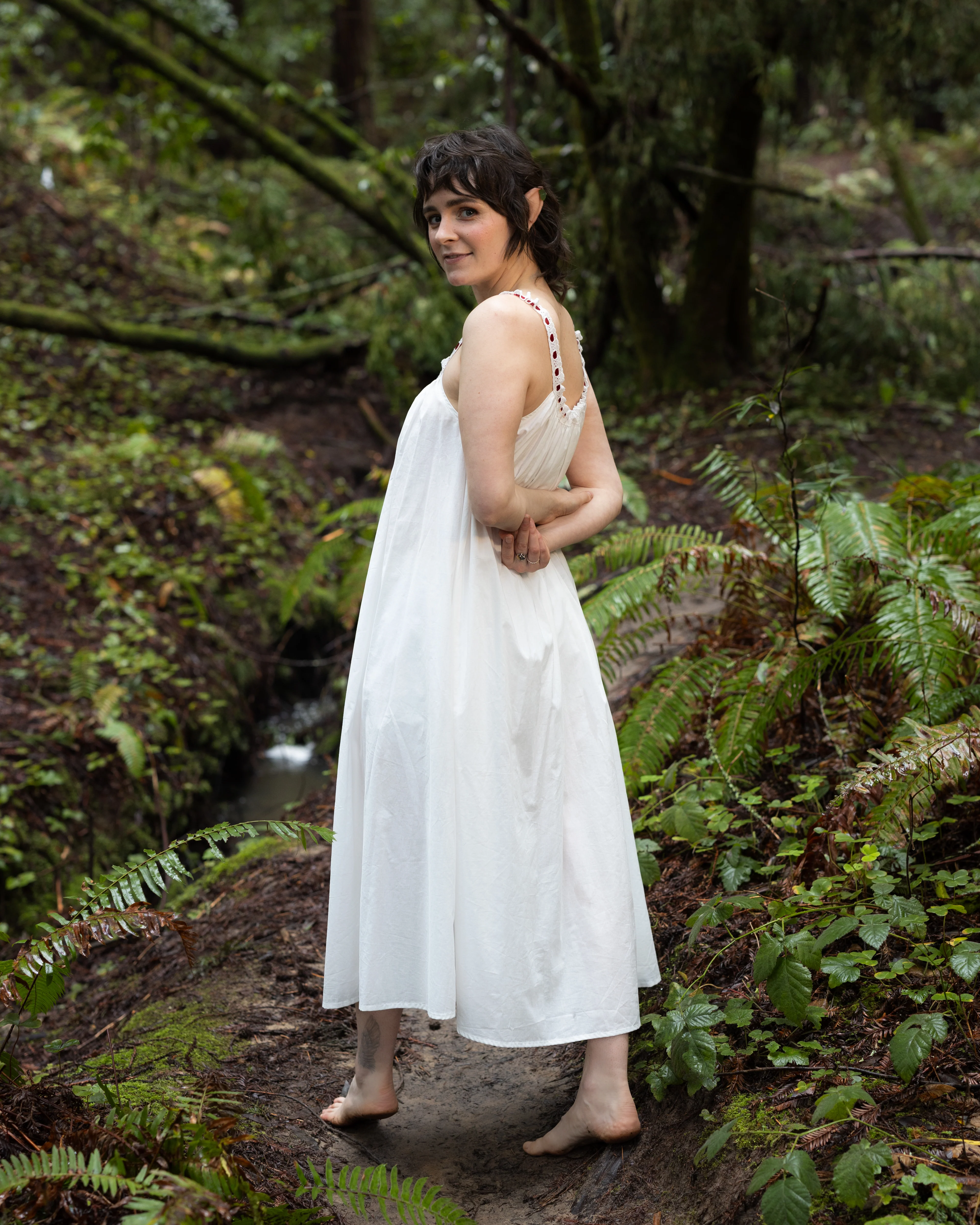 Lacey Ribbon Chemise - Image 4