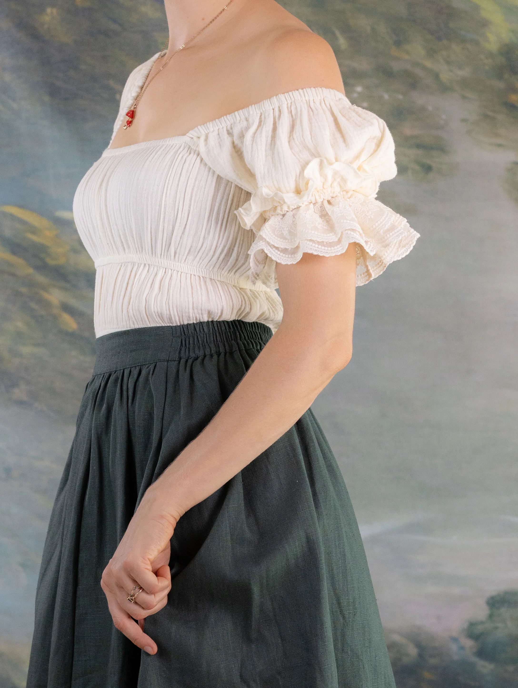 Lacey Ruffle Sleeves - Image 4