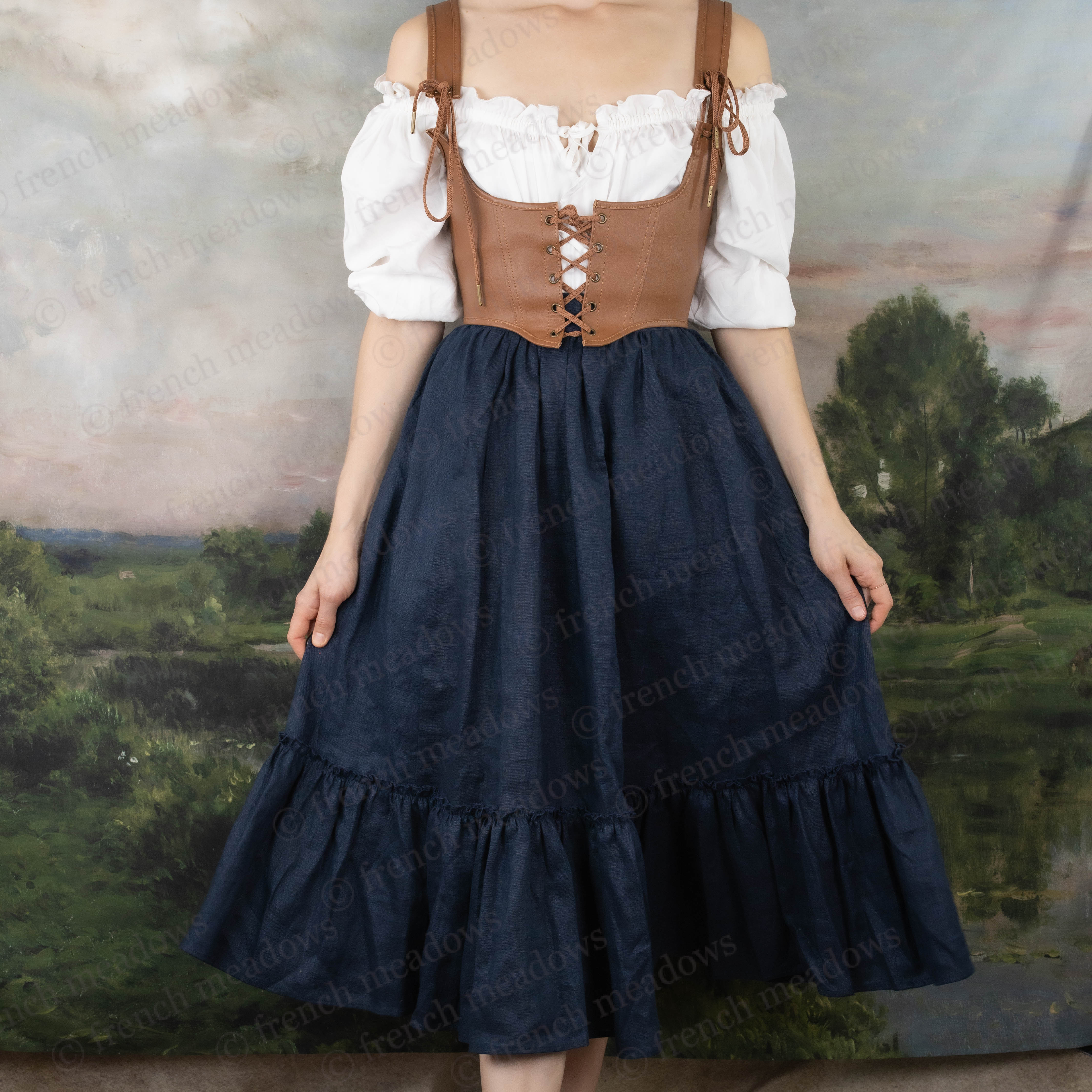 Leather Underbust Corset Belt - Image 9