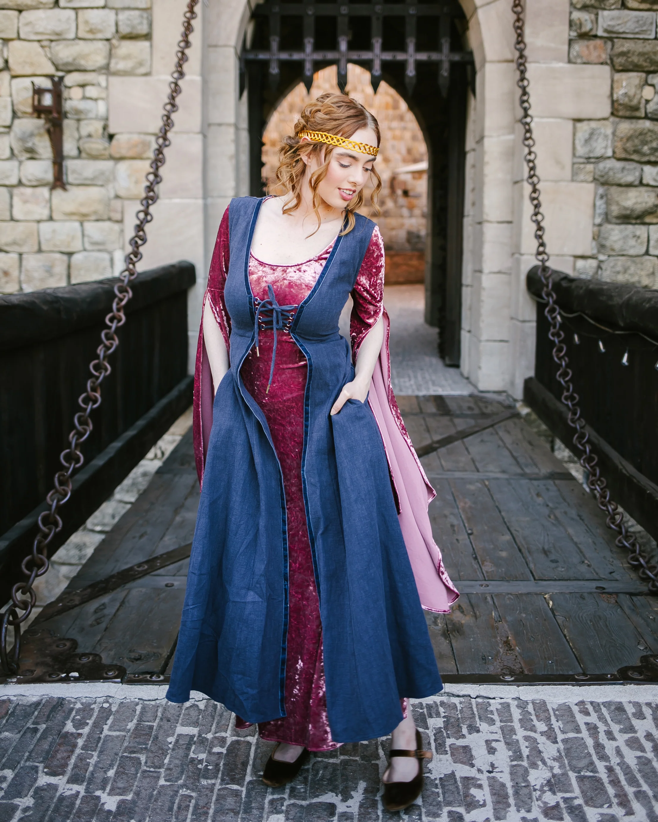 Navy Blue Kirtle Dress - Image 10