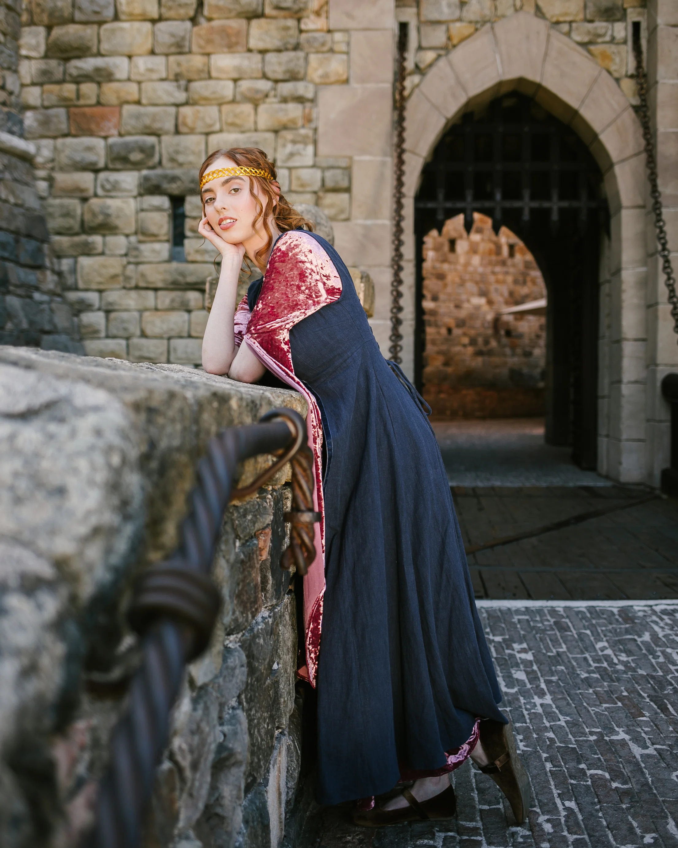 Navy Blue Kirtle Dress - Image 3