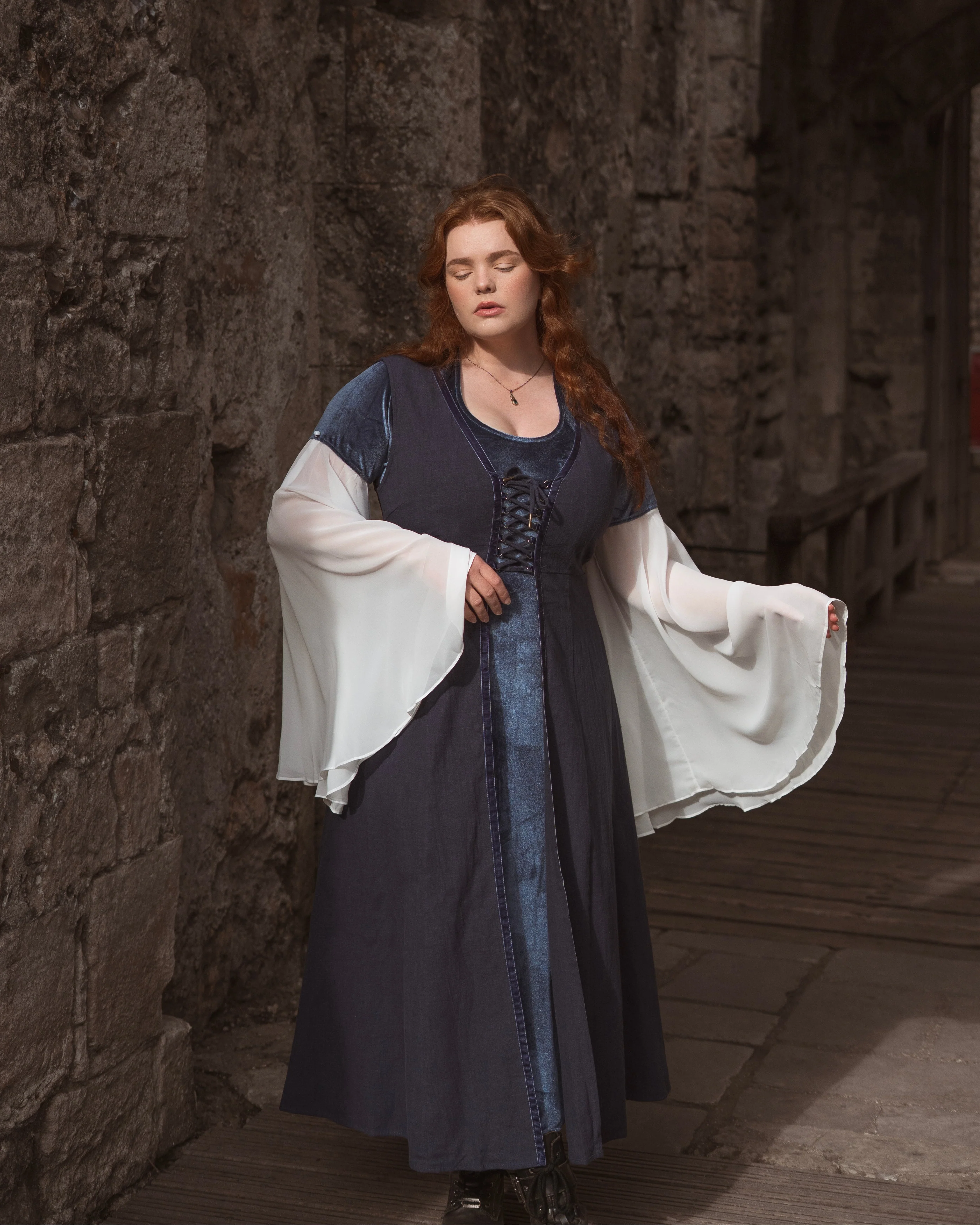 Navy Blue Kirtle Dress - Image 4