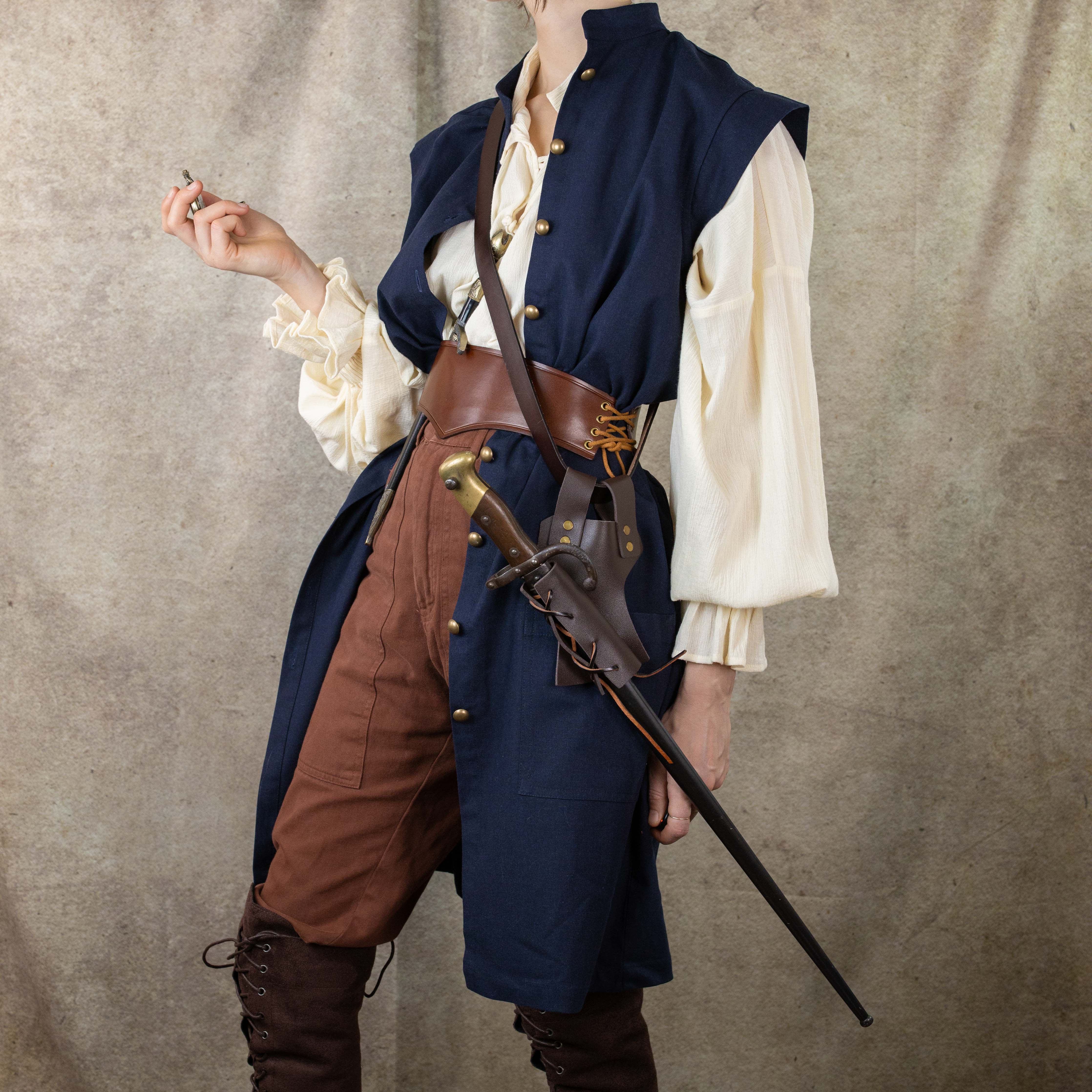 Navy Pirate Vest - Image 11