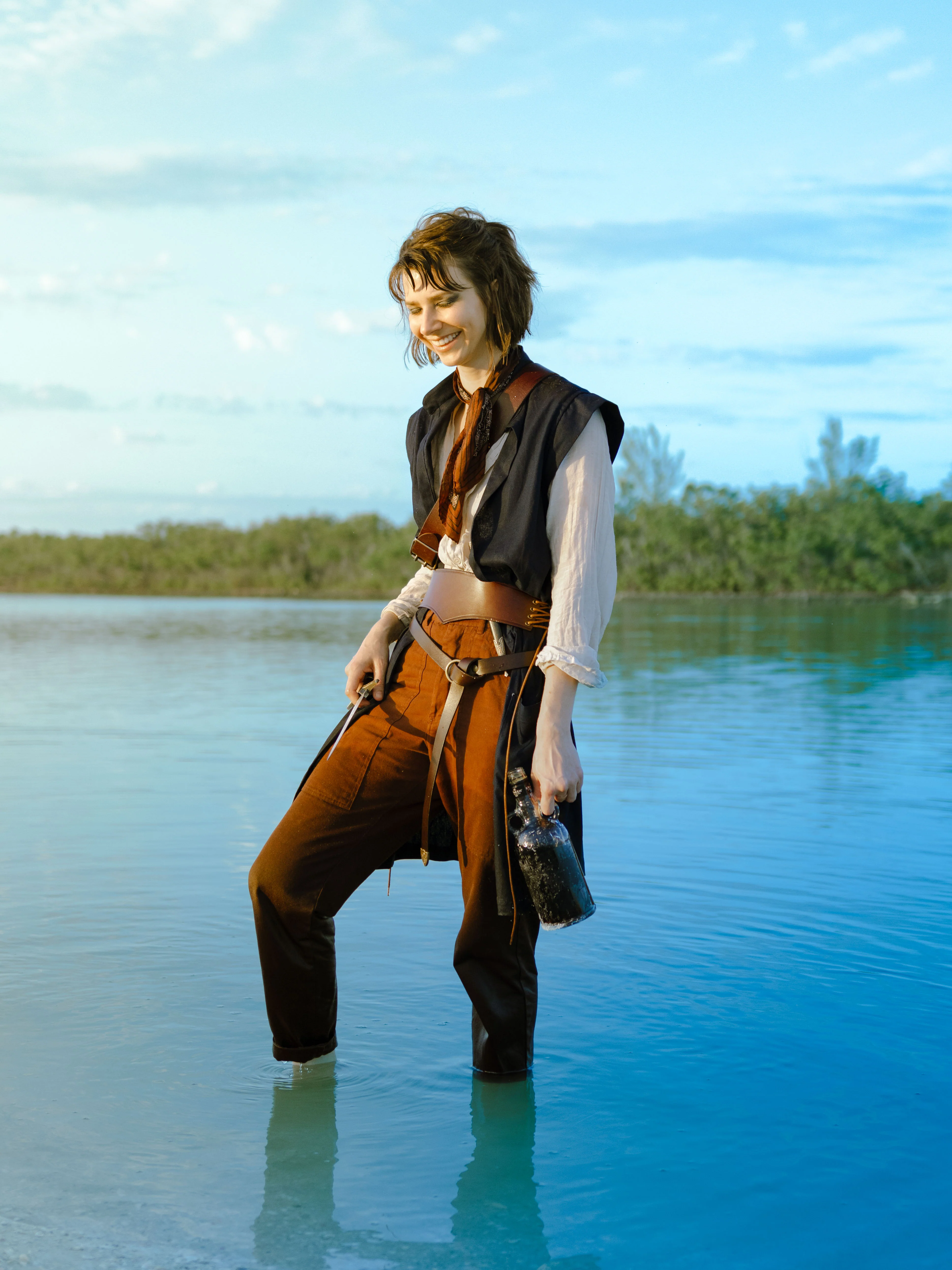 Navy Pirate Vest - Image 3