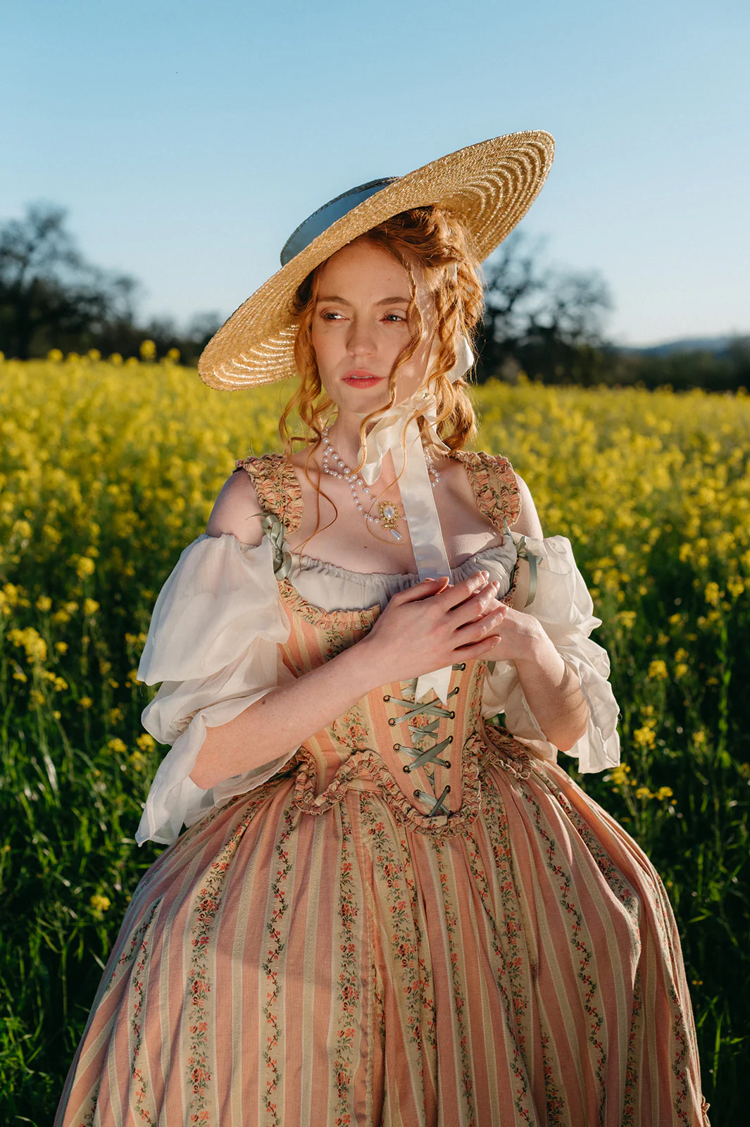 Rococo Pink 18th Century Stays - Image 5