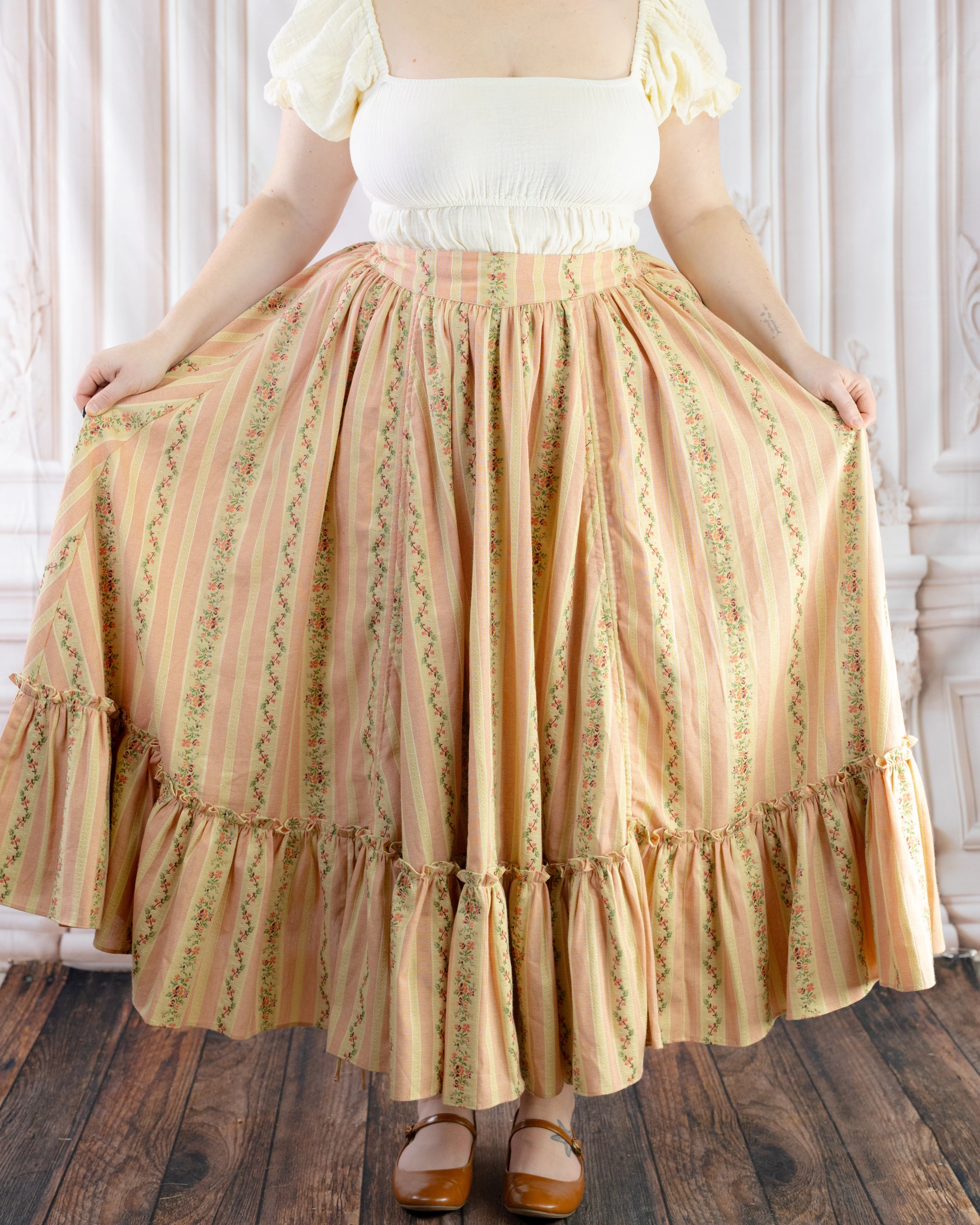 Rococo Pink Ruffle Skirt - Image 9