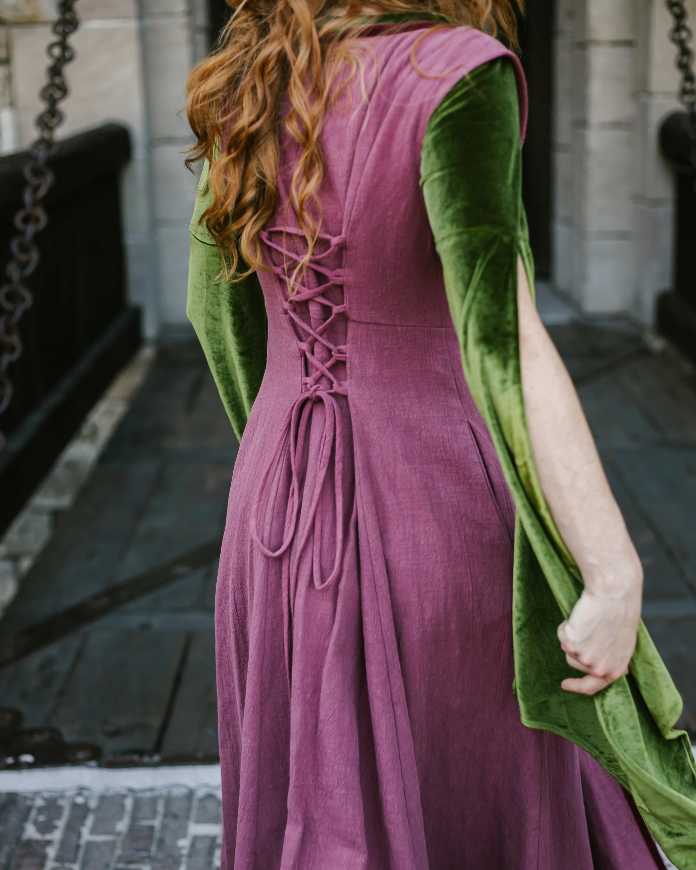 Stained Blackberry Kirtle Dress - Image 8