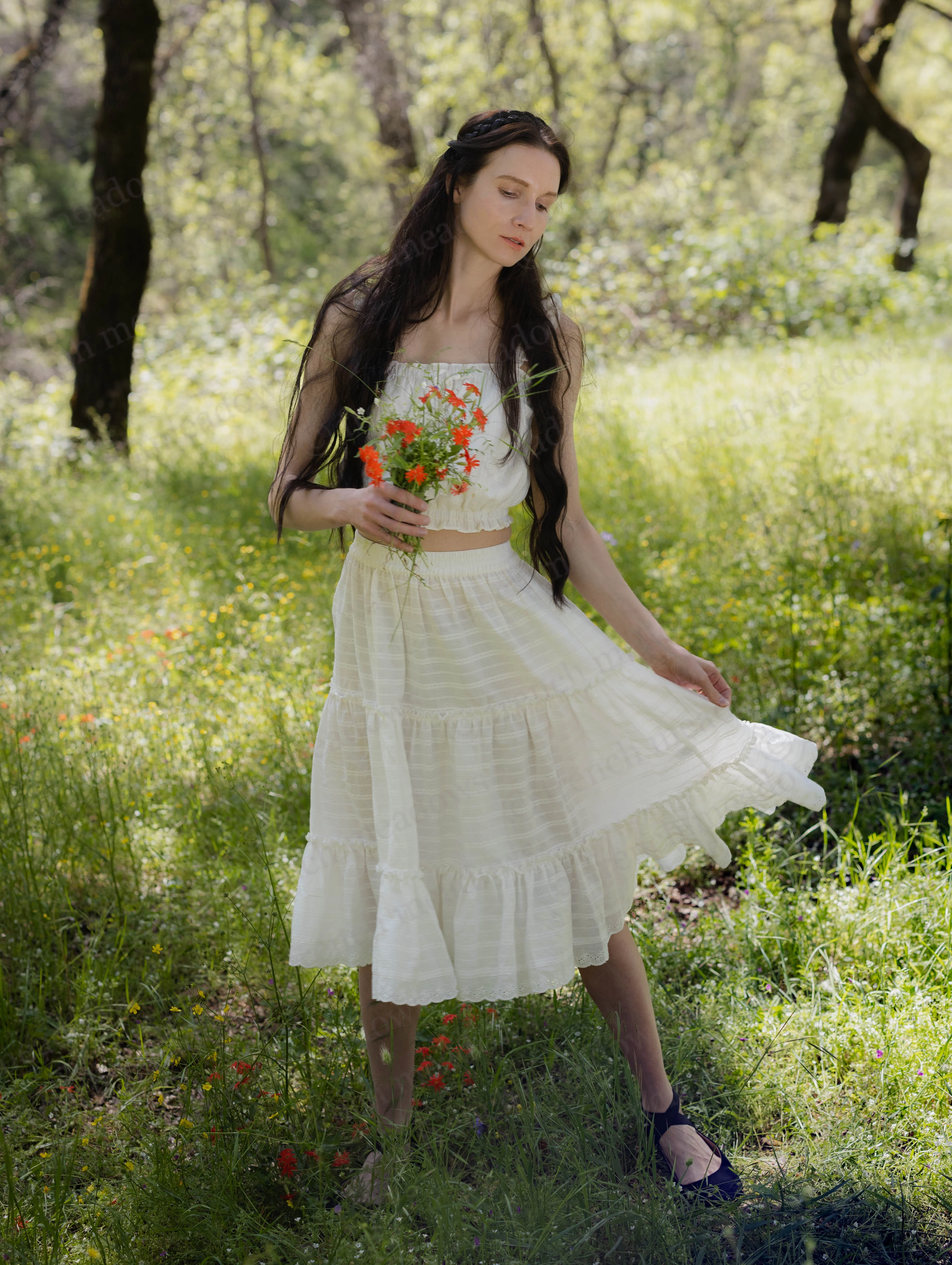 White Cotton Petticoat - Image 5